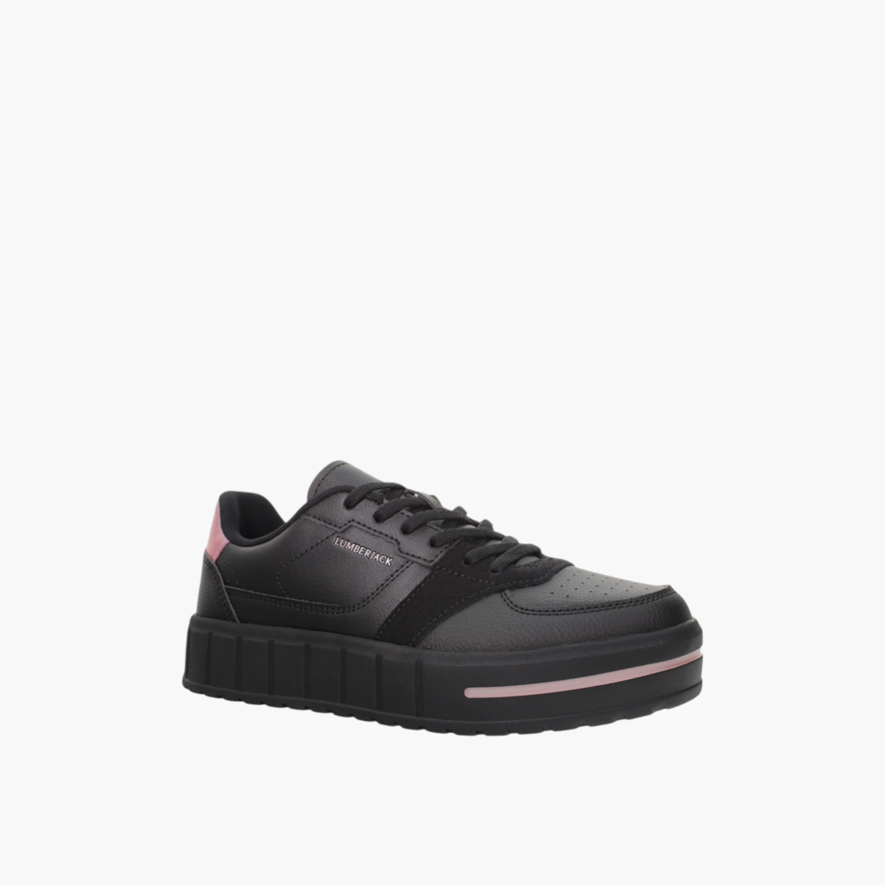Lumberjack Women's Panelled Lace-Up Sneakers-women-shoes-sneakers-image-1