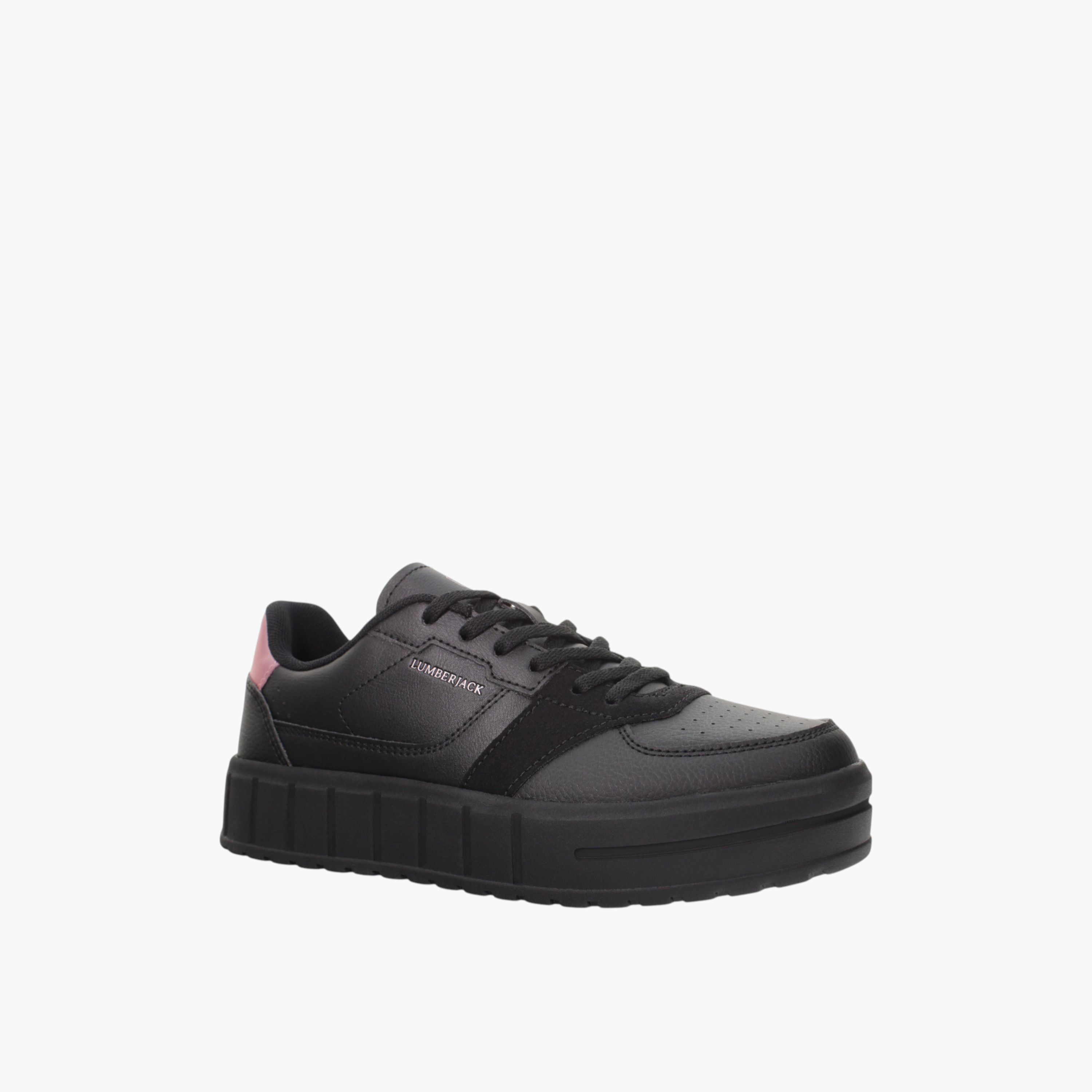Lumberjack Women's Panelled Lace-Up Sneakers-women-shoes-sneakers-image-2