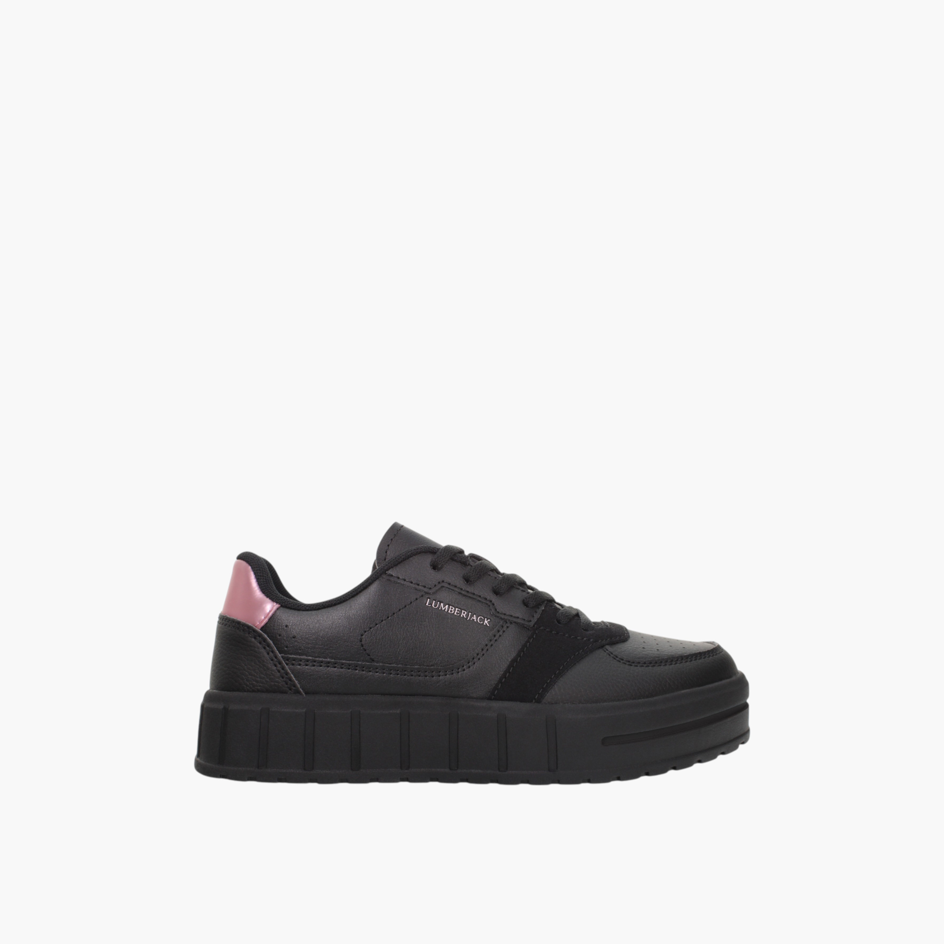 Lumberjack Women's Panelled Lace-Up Sneakers-women-shoes-sneakers-image-3
