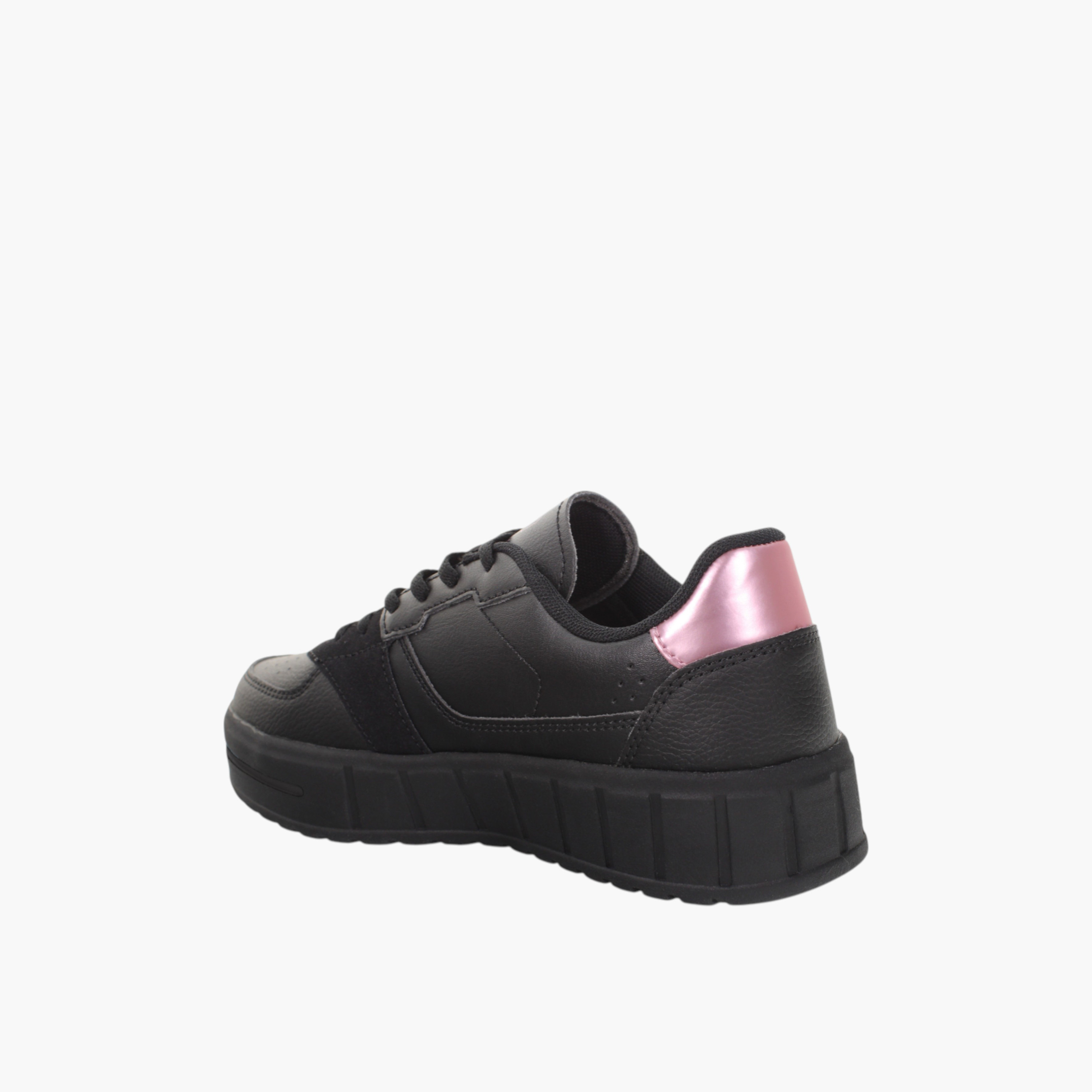 Lumberjack Women's Panelled Lace-Up Sneakers-women-shoes-sneakers-image-4