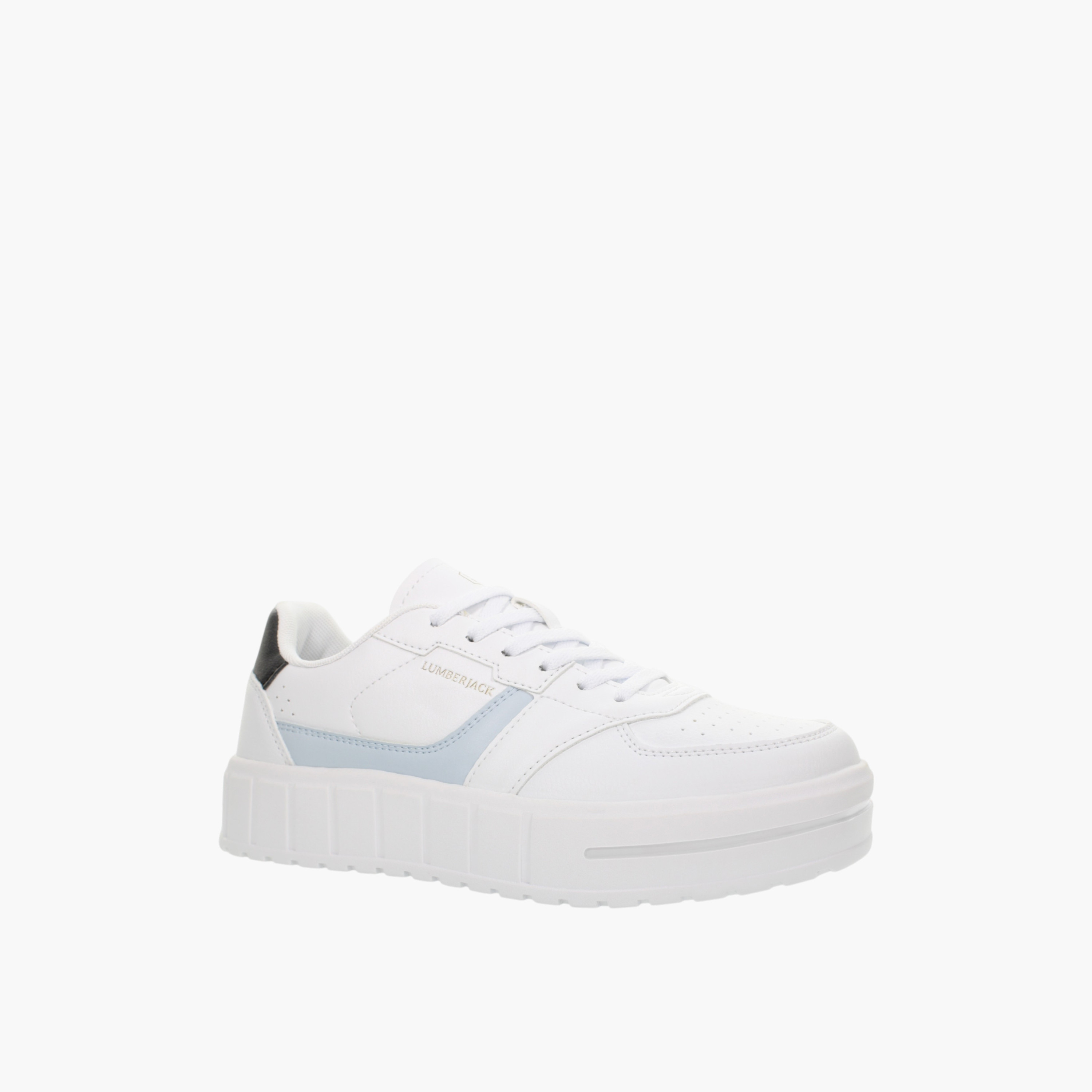Lumberjack Women's Panelled Lace-Up Sneakers-women-shoes-sneakers-image-2