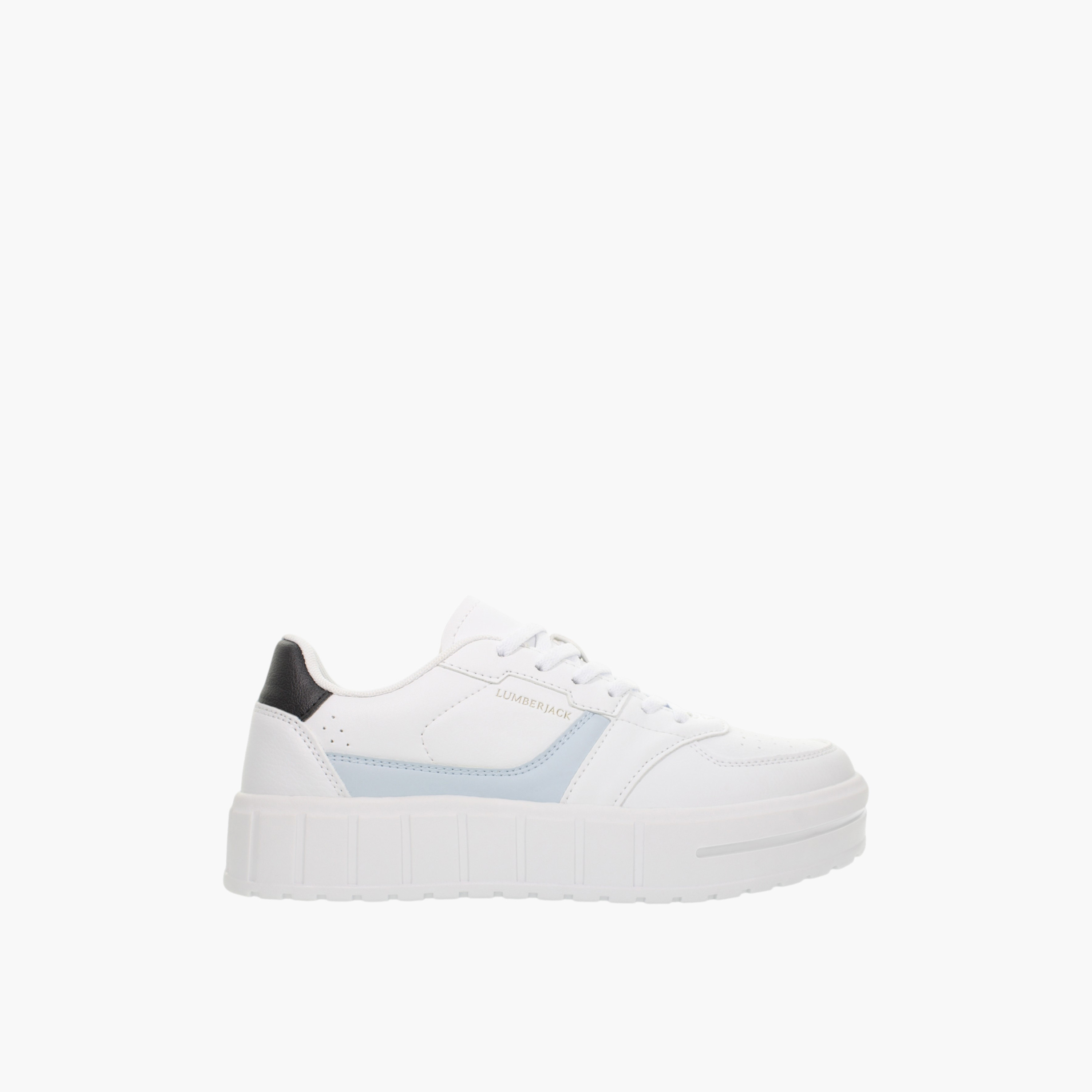 Lumberjack Women's Panelled Lace-Up Sneakers-women-shoes-sneakers-image-3