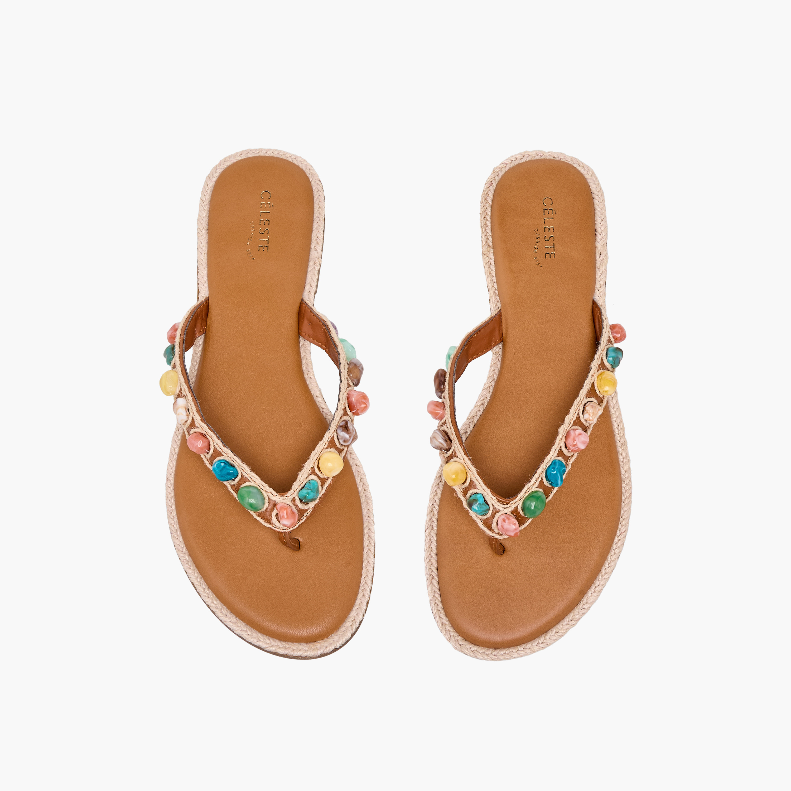 Celeste Women Embellished Slip-On Sandals-women-shoes-sandals-flats-image-1
