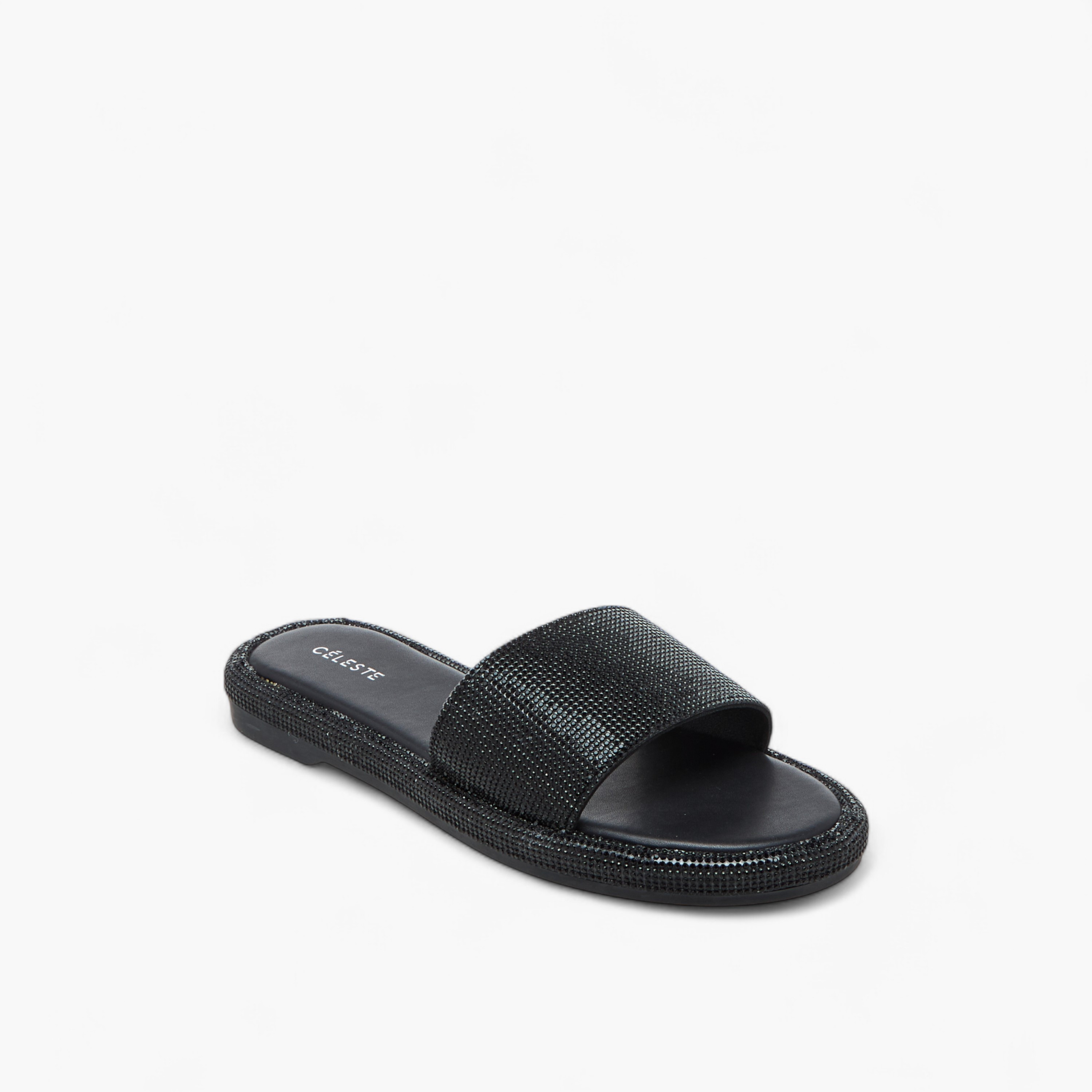 Celeste Women's Embellished Slip-On Sandals - A1044-27-women-shoes-flats-sandals-image-2