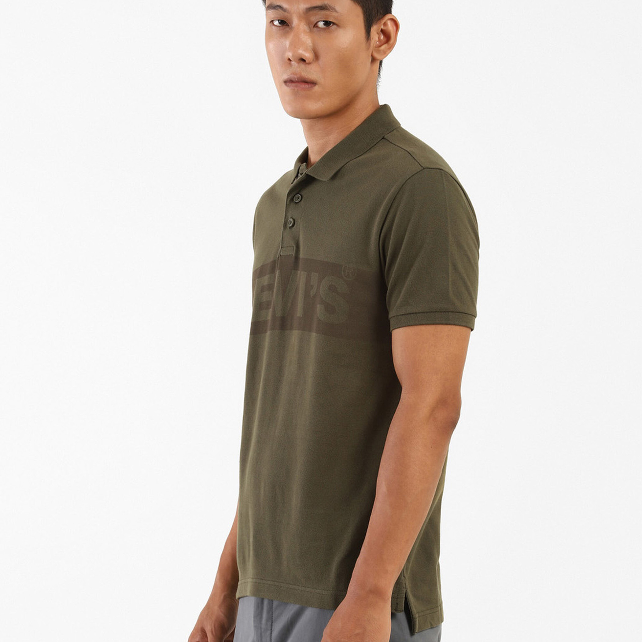 Levi's Men Green Logo Short Sleeves Polo T-Shirt-men-clothing-tshirtsandpolos-polos-image-3