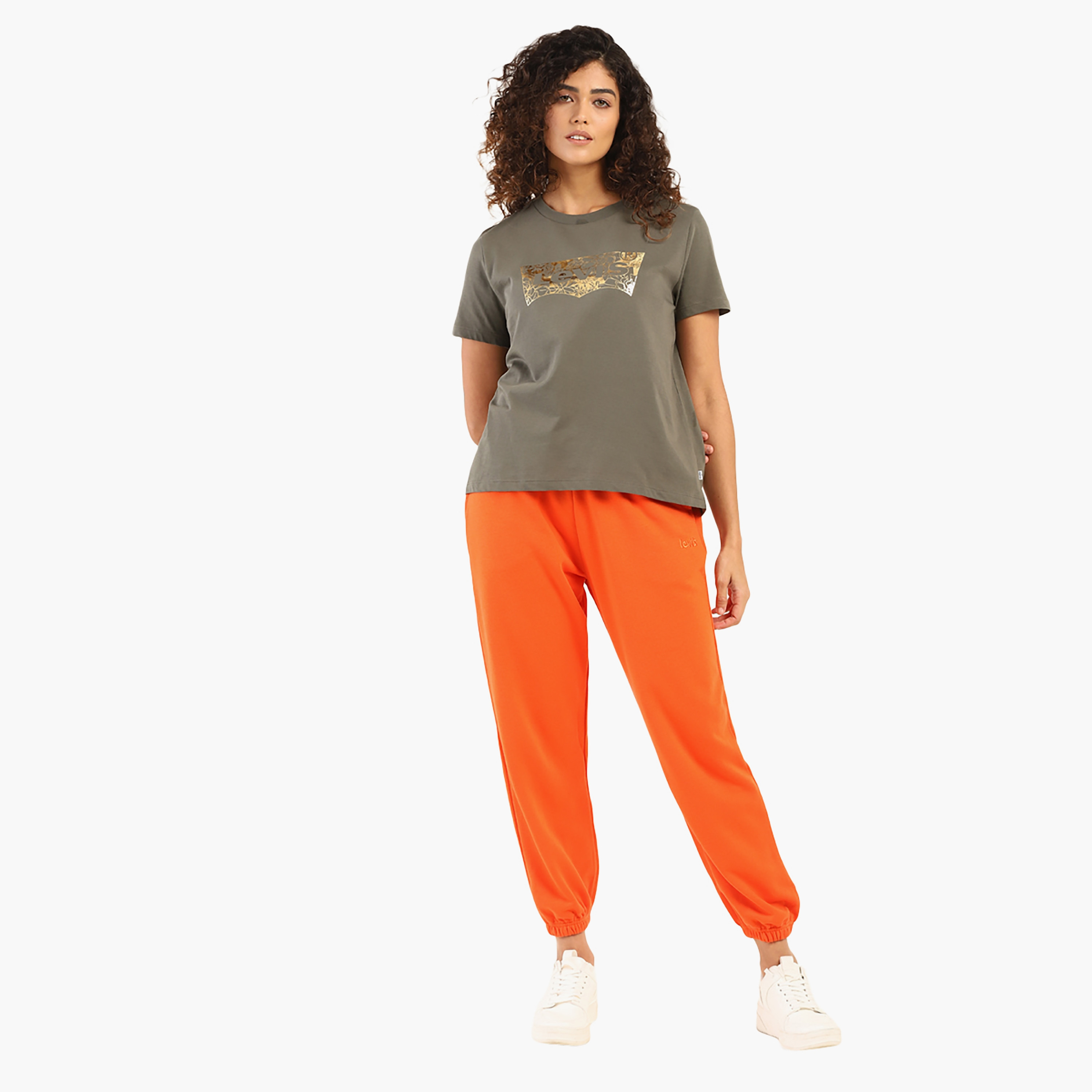 Levi's Plain Mid-Rise Drawstring Women's Jogger-women-clothing-bottoms-joggers-image-2