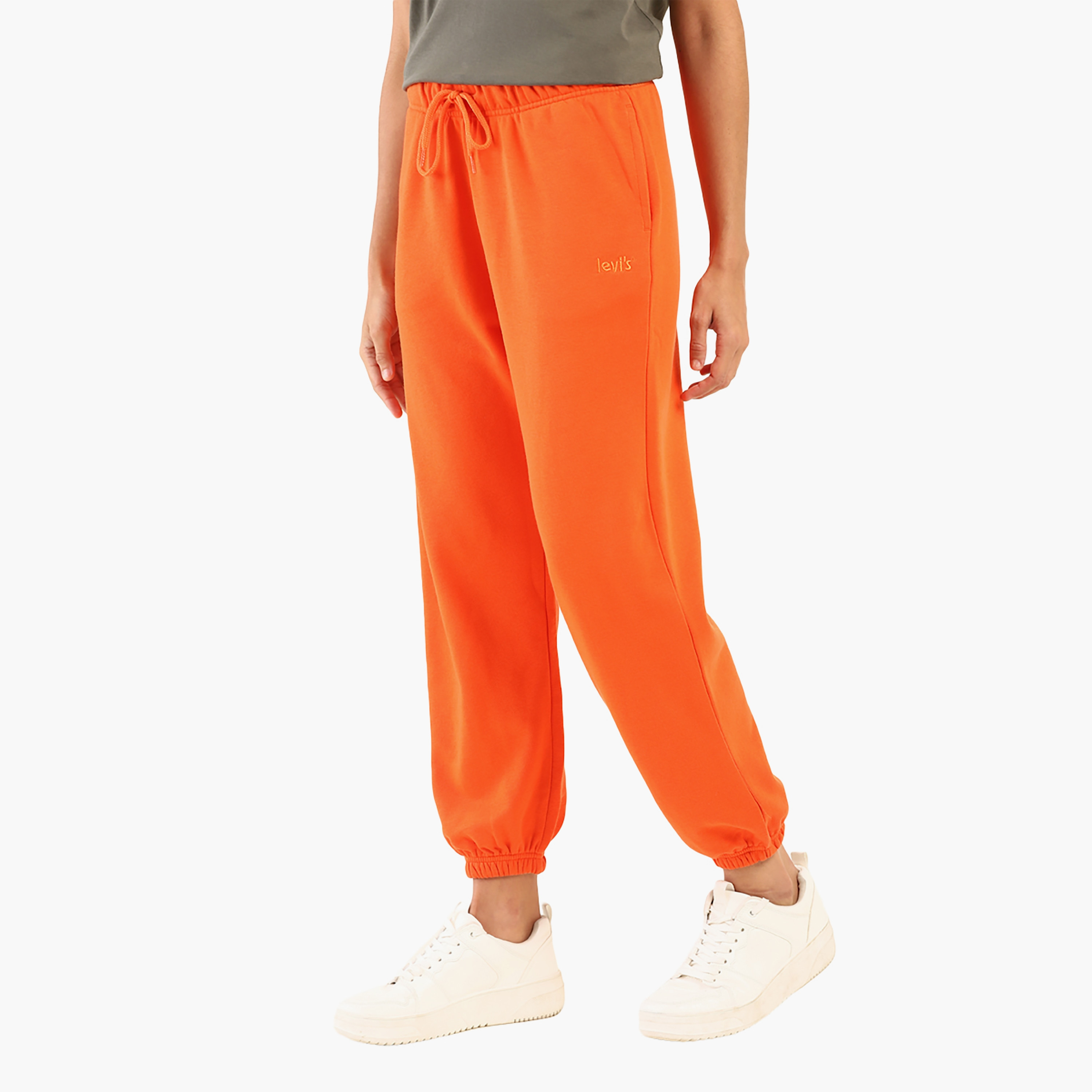 Levi's Plain Mid-Rise Drawstring Women's Jogger-women-clothing-bottoms-joggers-image-3