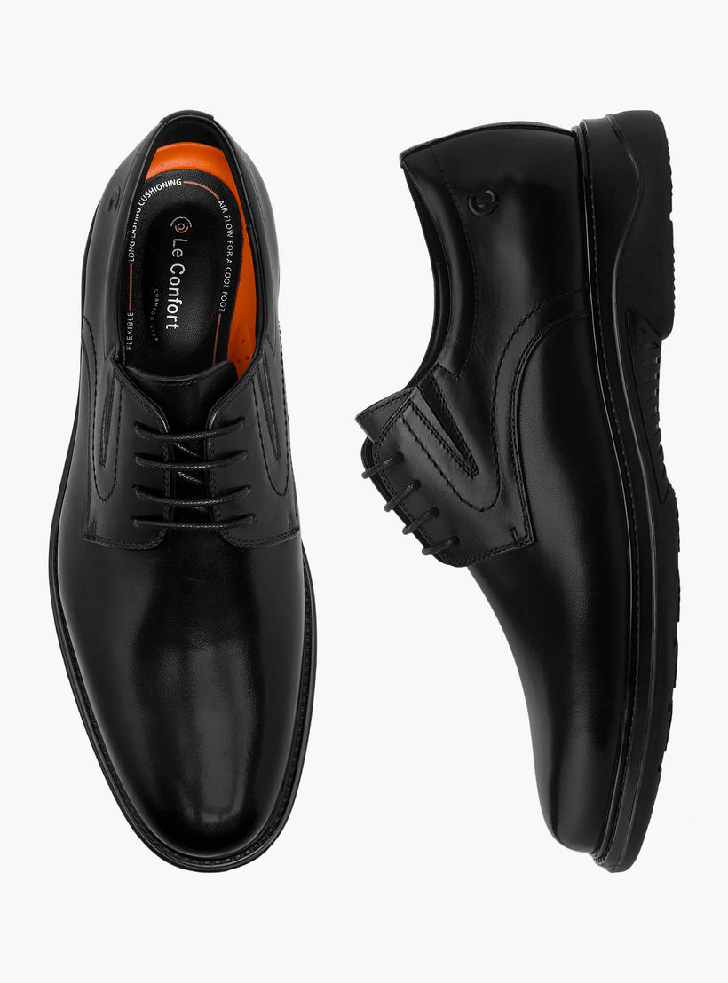 Le Confort Men Genuine Leather Lace-Up Derby Shoes-men-shoes-formalshoes-image-1