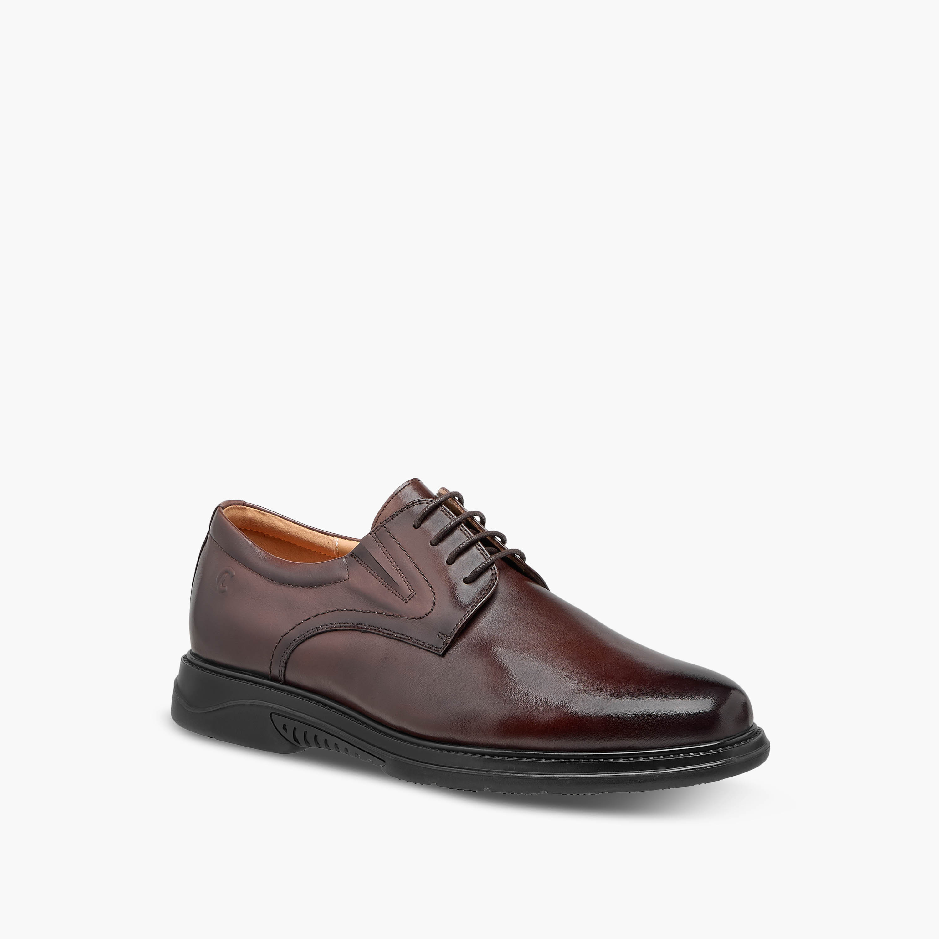 حذاء ديربي جلد طبيعي برباط للرجال من لو كونفور-men-shoes-formalshoes-image-2