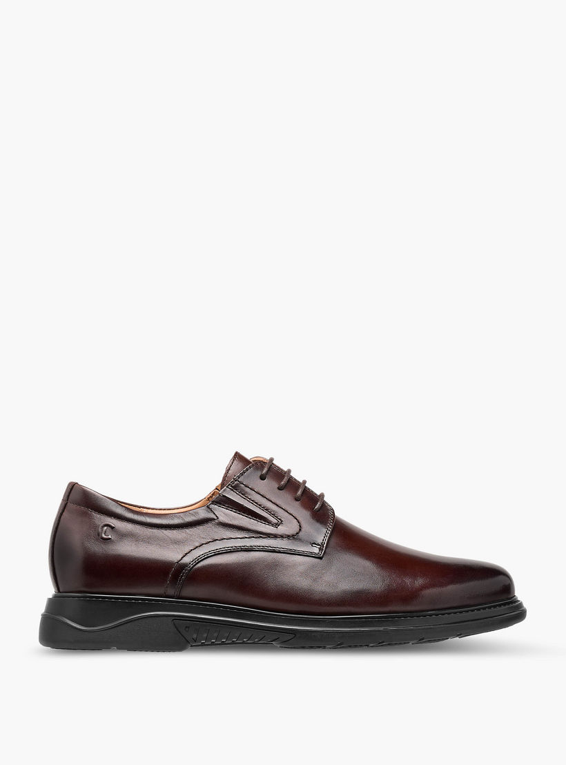 حذاء ديربي جلد طبيعي برباط للرجال من لو كونفور-men-shoes-formalshoes-image-3
