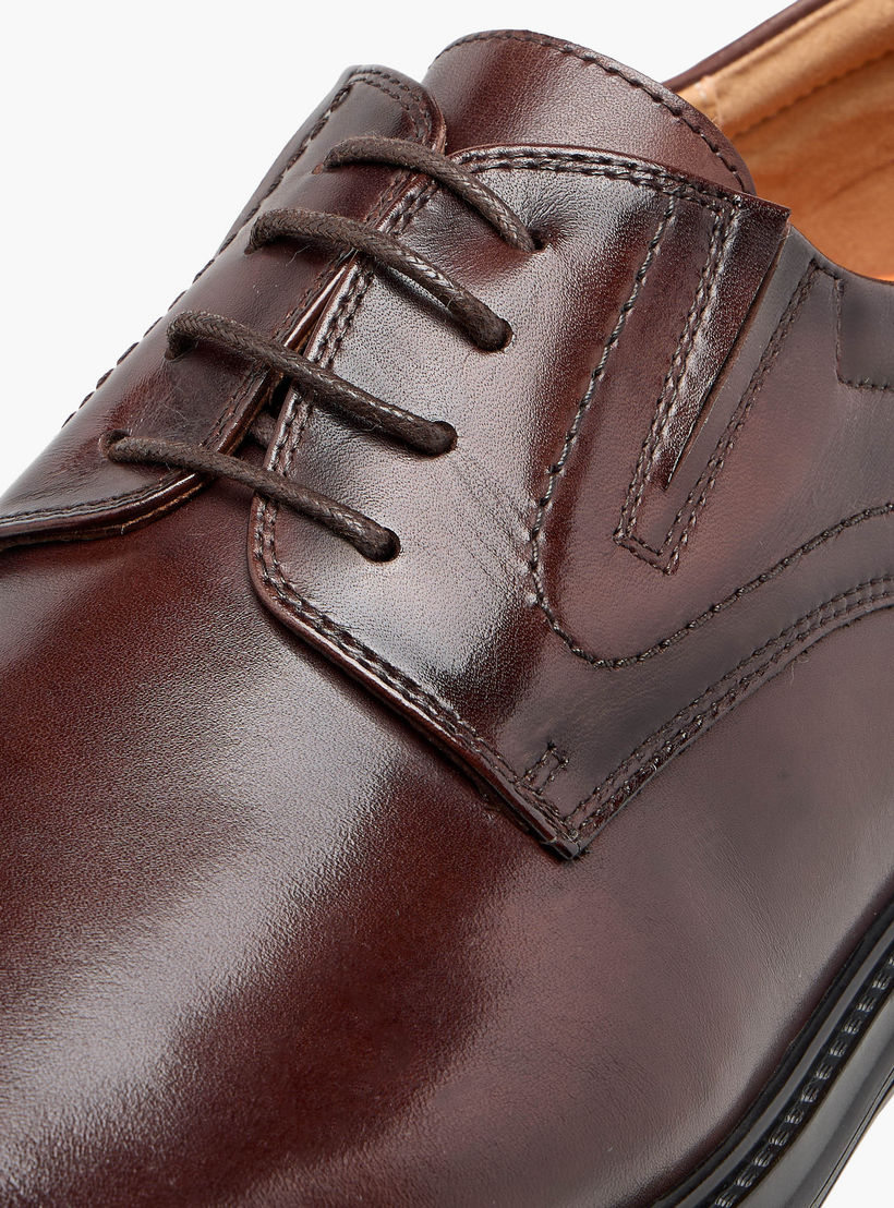 حذاء ديربي جلد طبيعي برباط للرجال من لو كونفور-men-shoes-formalshoes-image-4