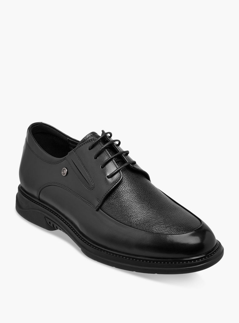 حذاء ديربي جلد طبيعي برباط للرجال من لو كونفور-men-shoes-formalshoes-image-2