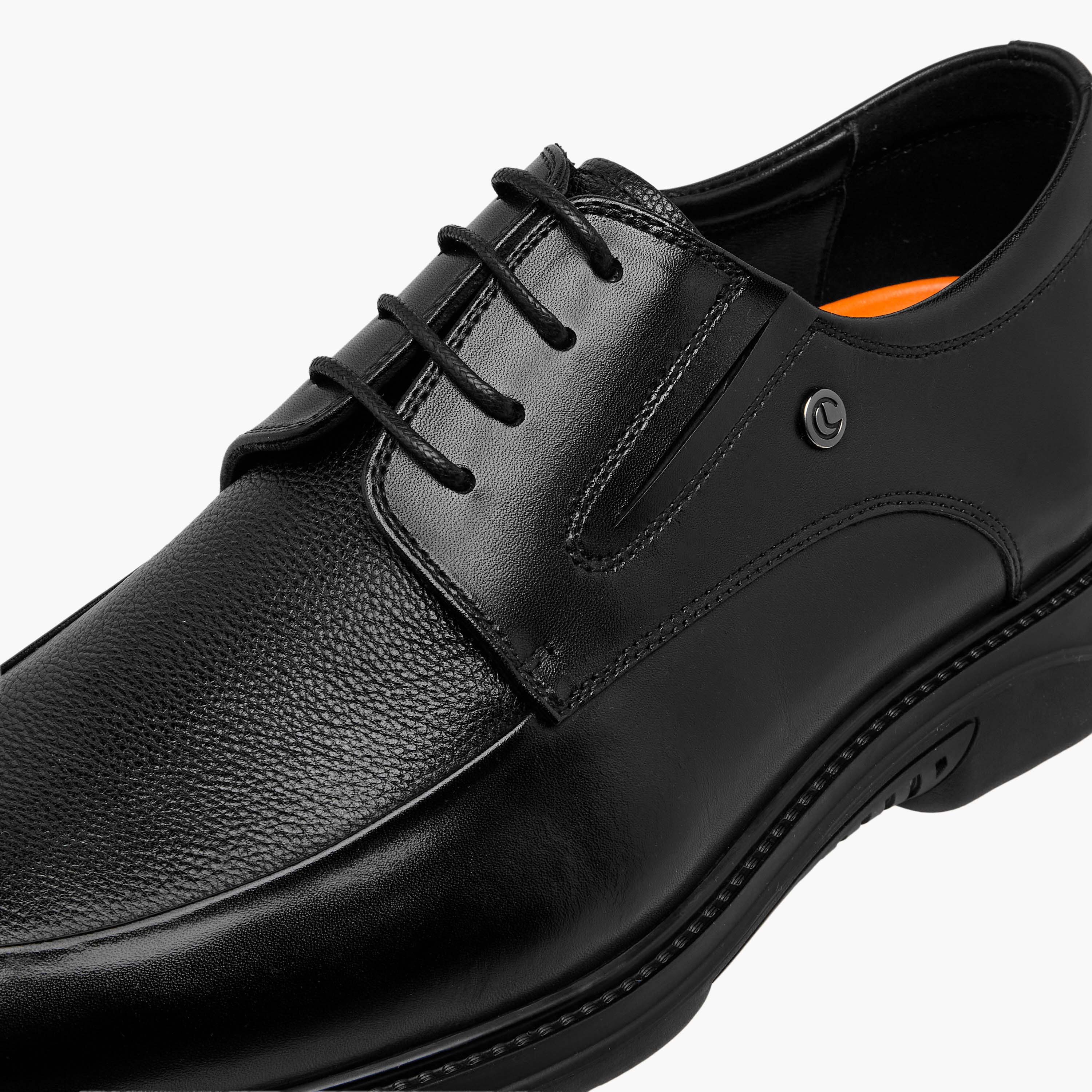 حذاء ديربي جلد طبيعي برباط للرجال من لو كونفور-men-shoes-formalshoes-image-4