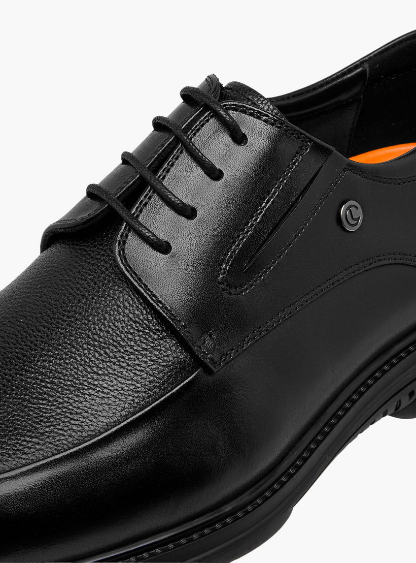 حذاء ديربي جلد طبيعي برباط للرجال من لو كونفور-men-shoes-formalshoes-image-4