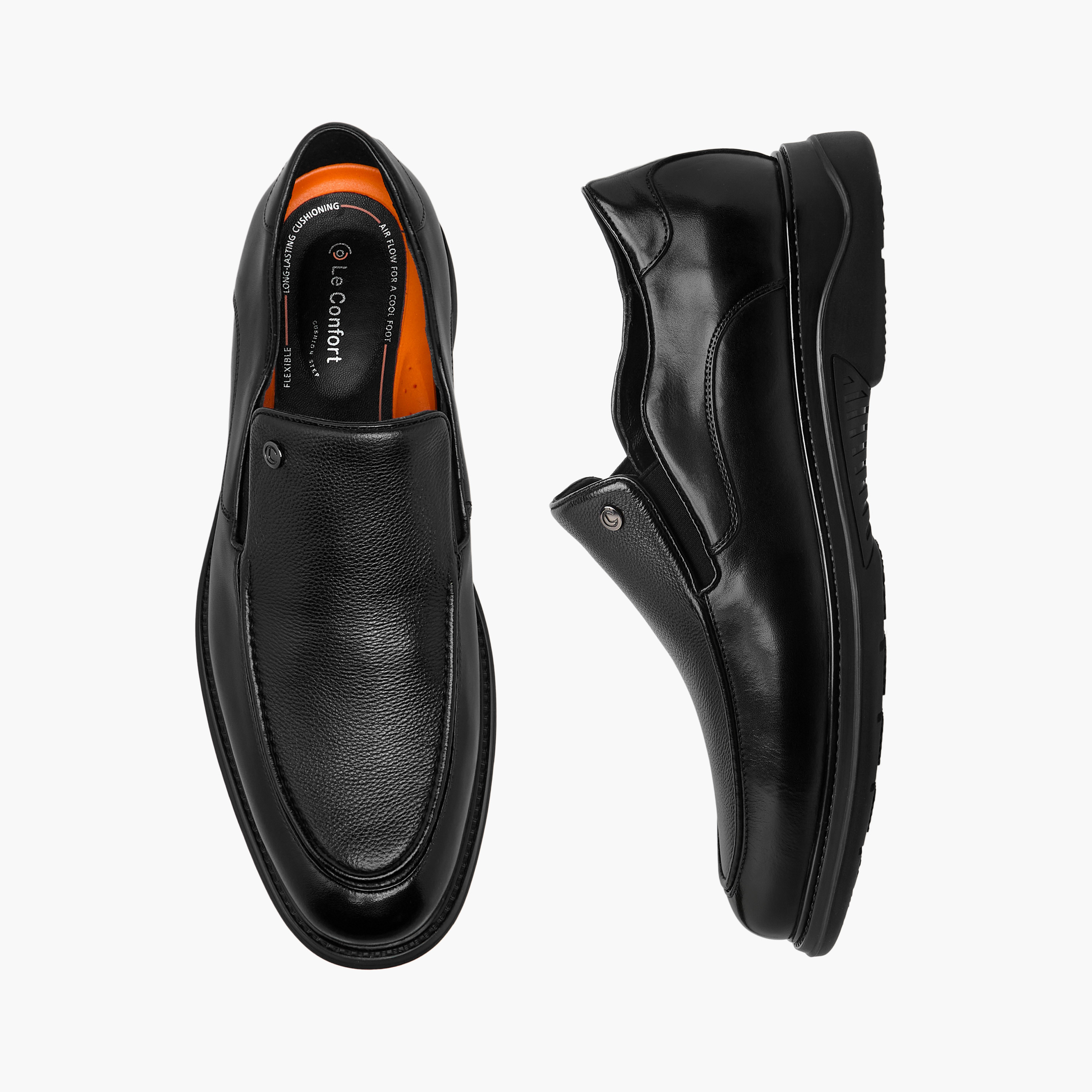 Le Confort Men Genuine Leather Slip-On Loafers-men-shoes-formalshoes-image-1
