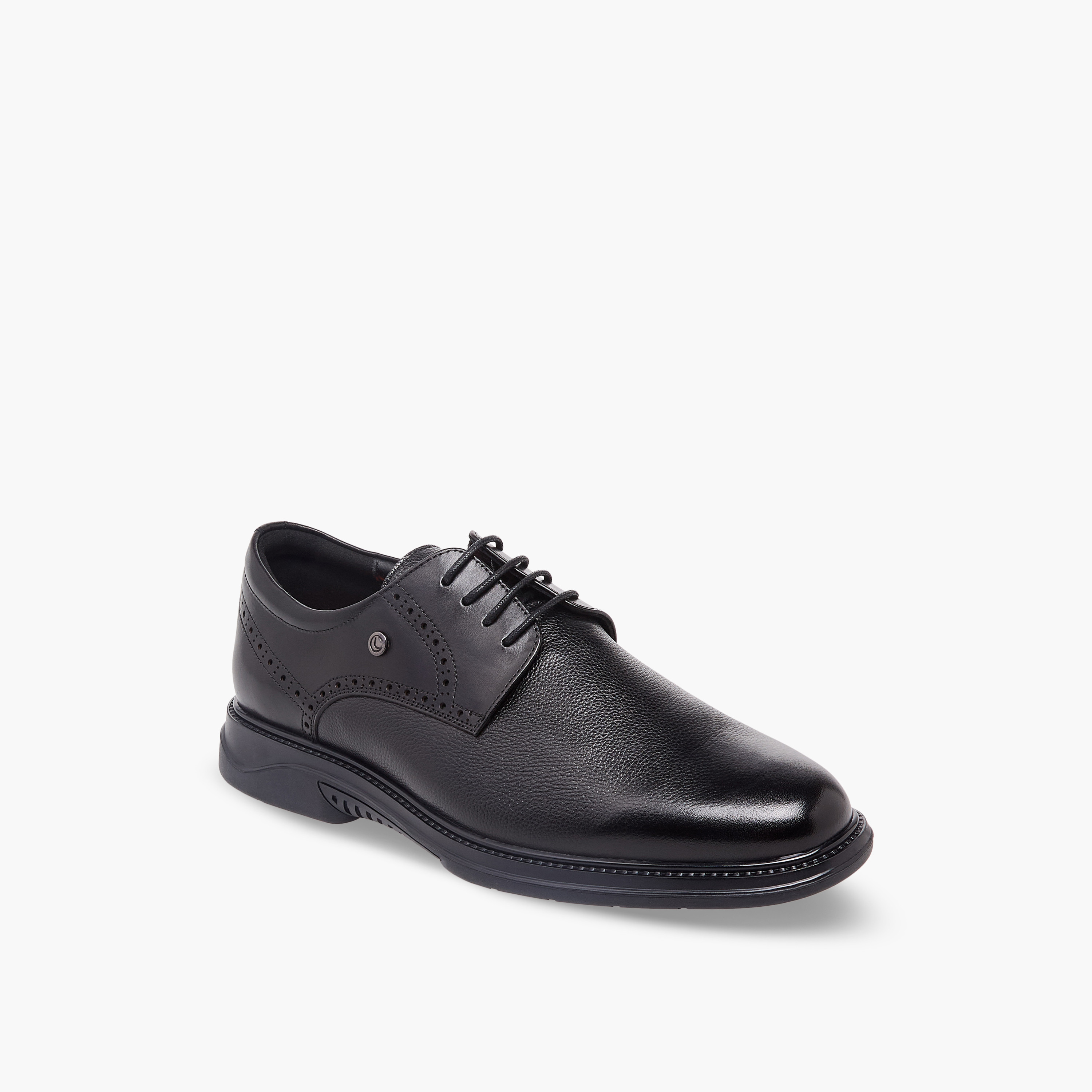 Le Confort Men Lace-Up Leather Derby Shoes-men-shoes-formalshoes-image-2