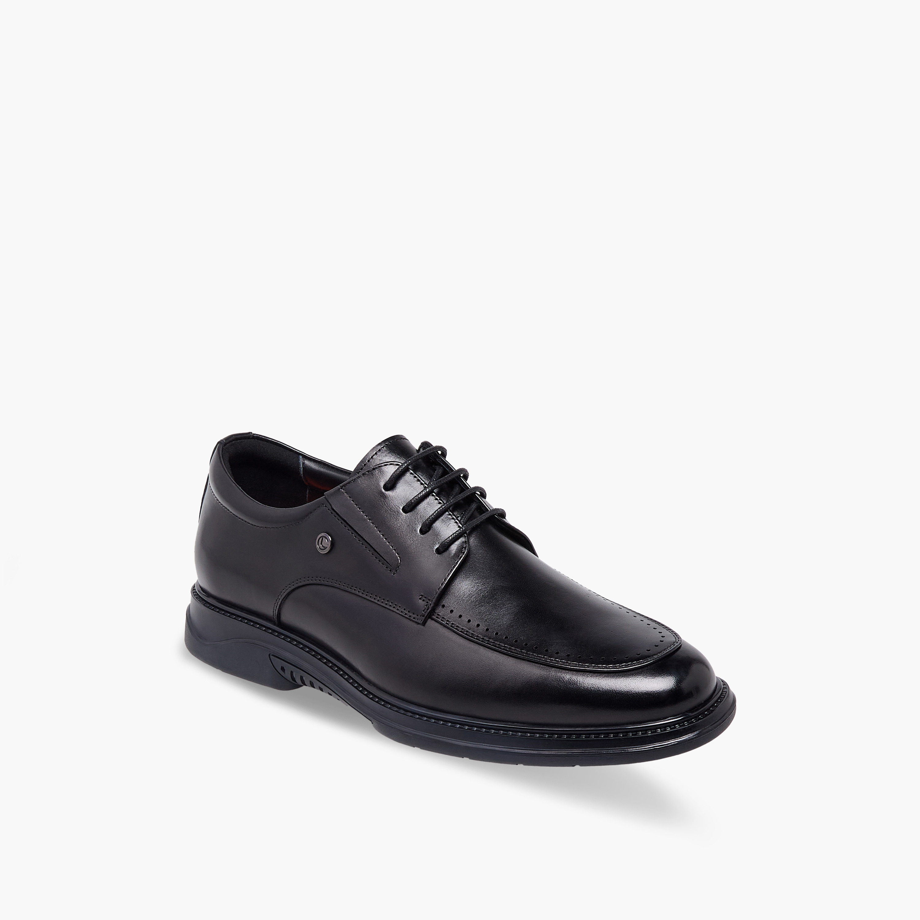 Le Confort Men Lace-Up Leather Derby Shoes-men-shoes-formalshoes-image-2
