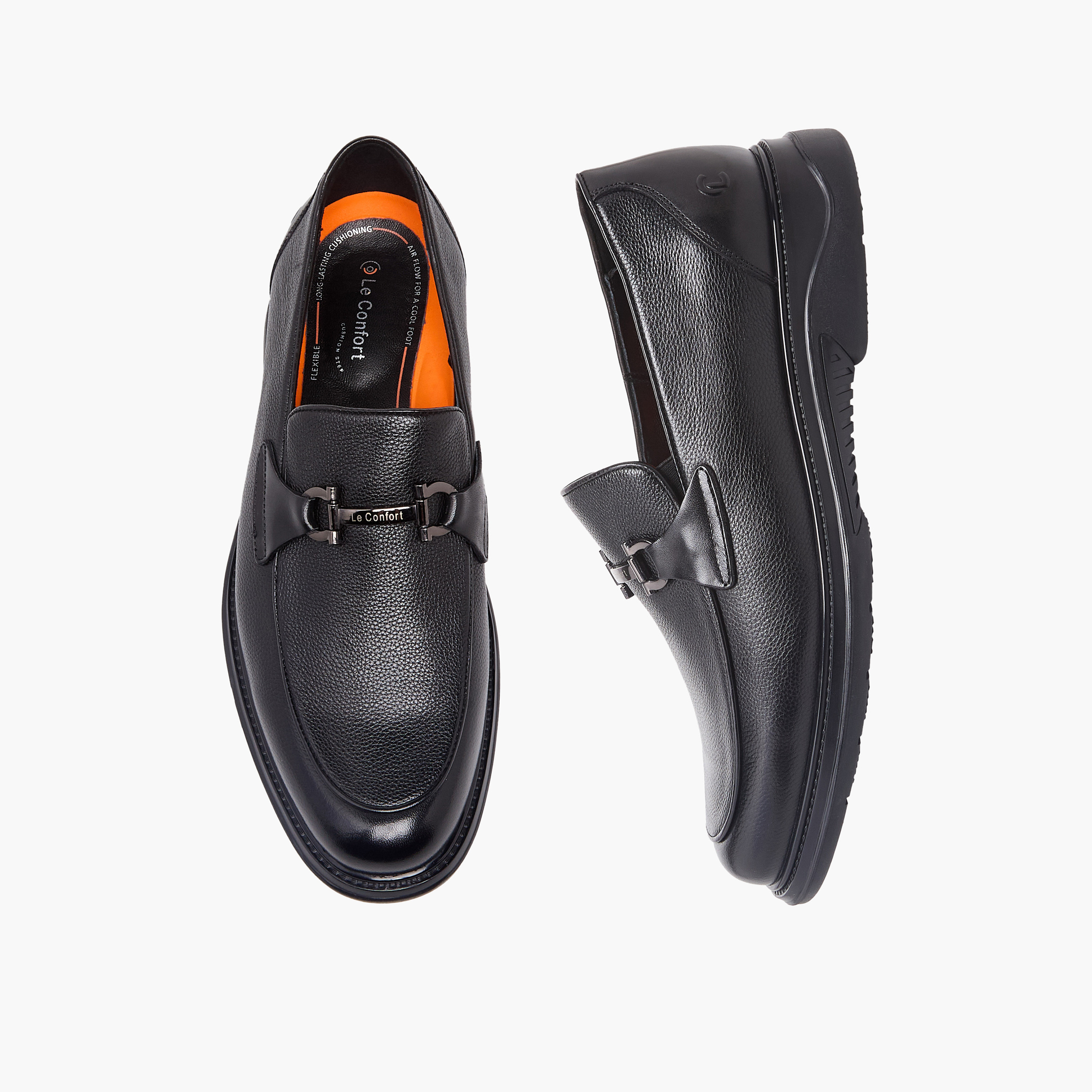 Le Confort Men Slip-On Leather Loafers-men-shoes-formalshoes-image-1
