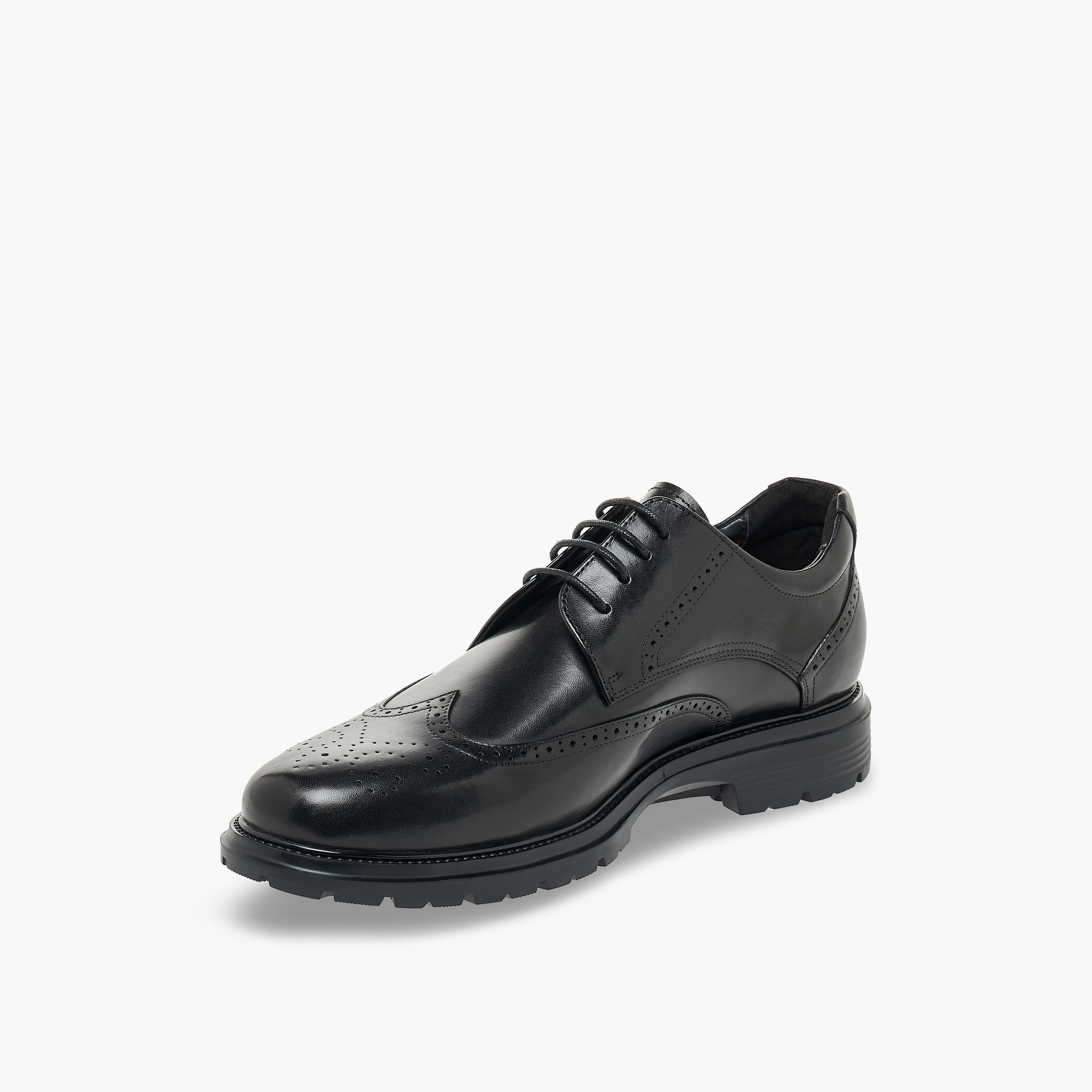 حذاء بروغ جلدي كلاسيكي للرجال من لو كونفورت-men-shoes-formalshoes-image-9
