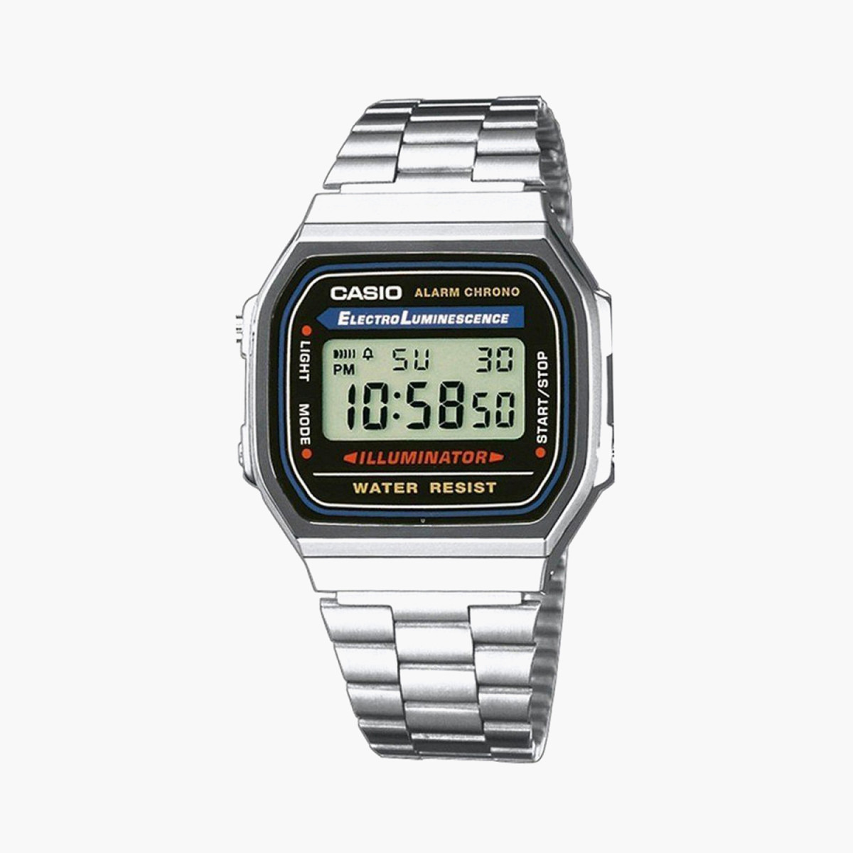 A168WA-1WDF- راقب حزام معدن رقميّة فضة ملك الرجال كاسيو-men-watchesandjewellery-watches-image-1
