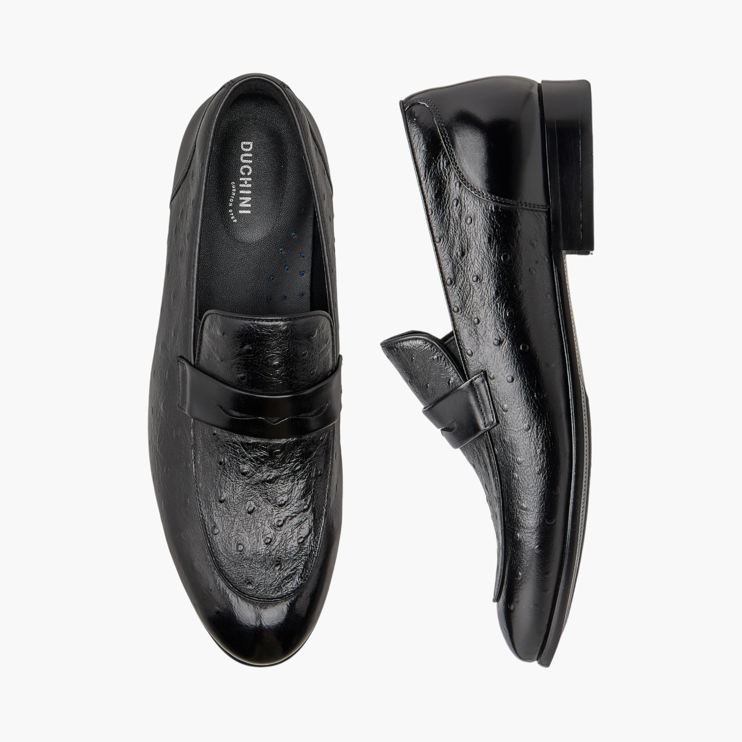 Duchini Men Genuine Leather Slip-On Loafers-men-shoes-loafersandmoccasins-image-1