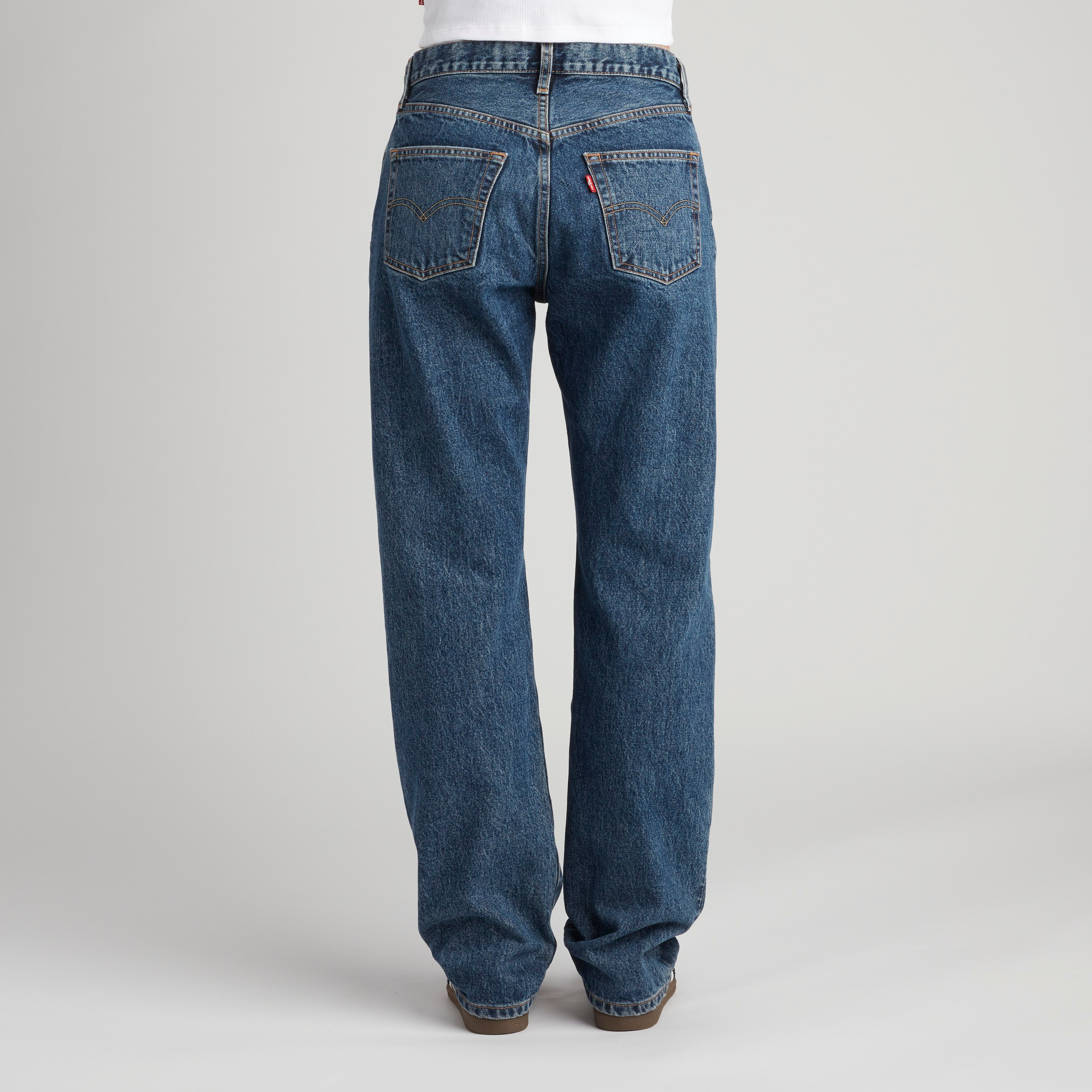 Levi's 501 Boyfriend Fit Blue 5-Pocket Women's Jeans Inseam 30-women-clothing-bottoms-jeans-image-2