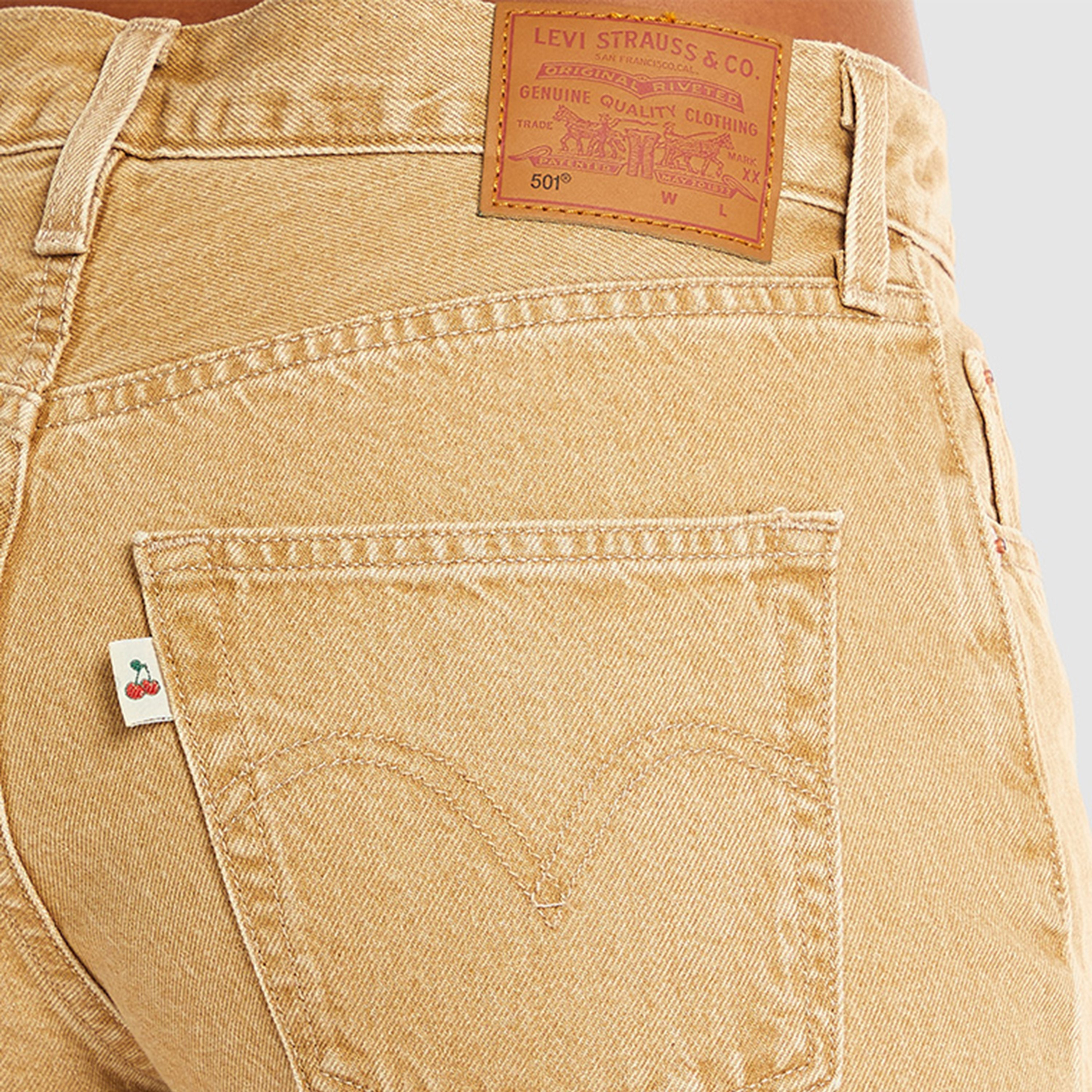Levi's Straight Fit Brown Plain Women's Jeans-women-clothing-bottoms-jeans-image-2