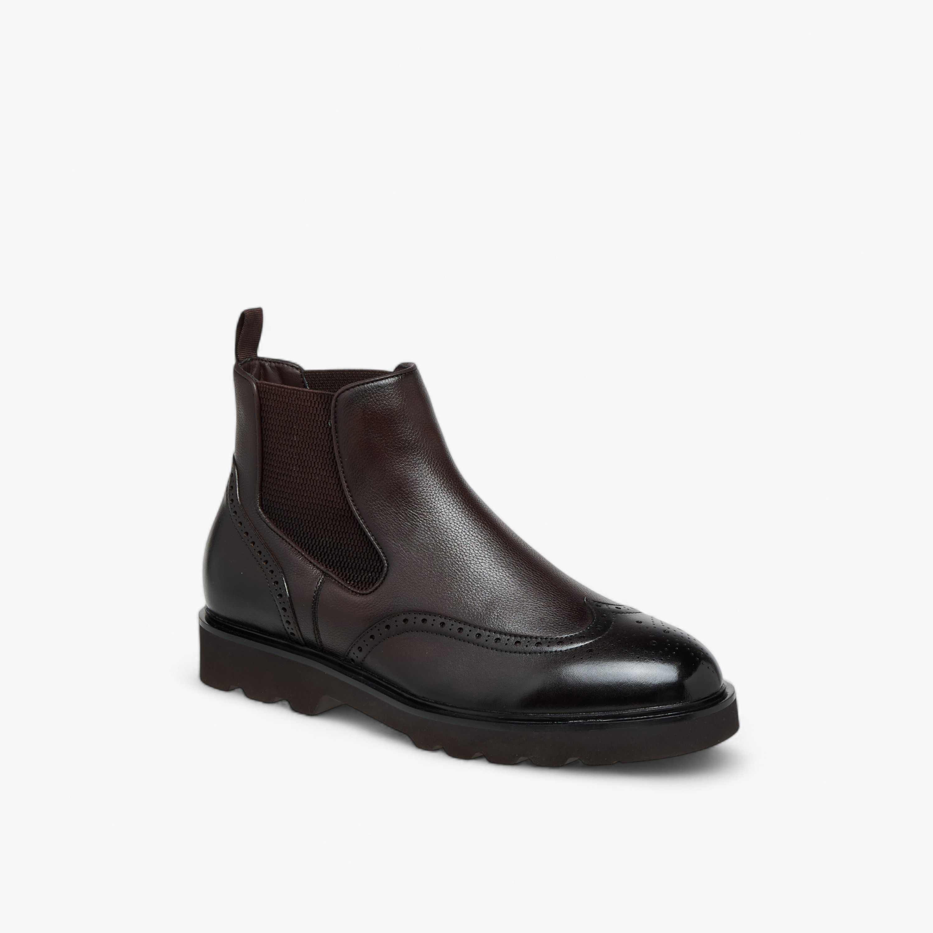 أبوات تشيلسي جلد سادة سهلة الارتداء للرجال من دوتشيني-men-shoes-boots-image-2