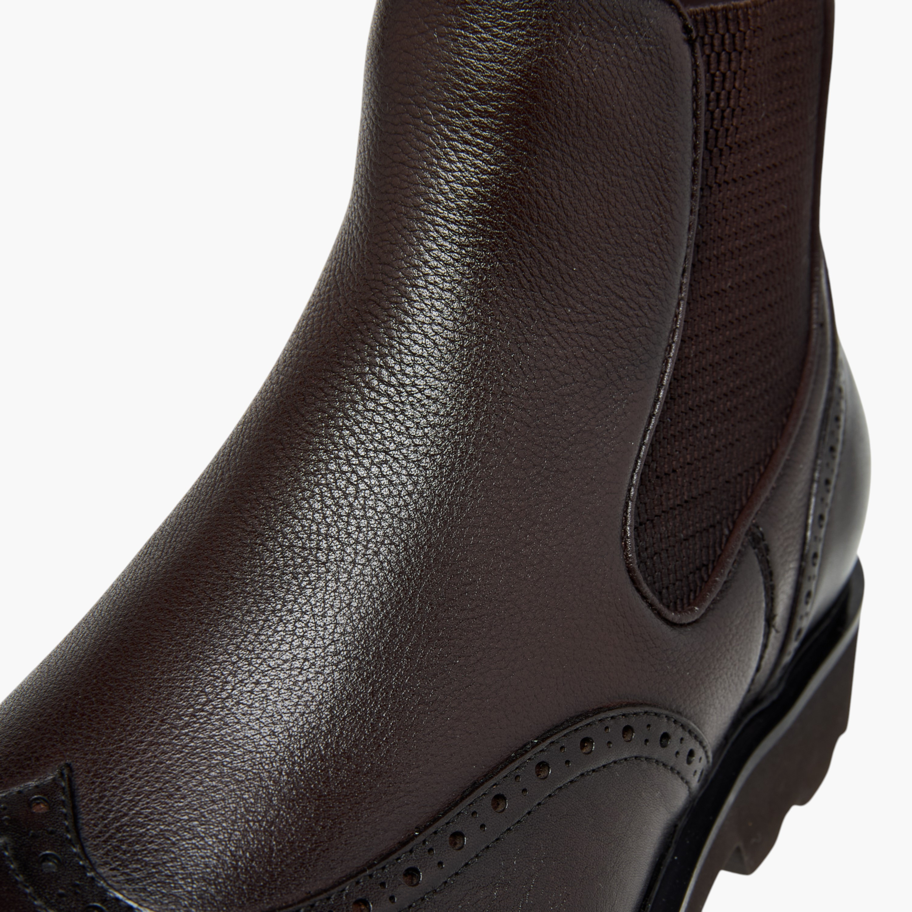 أبوات تشيلسي جلد سادة سهلة الارتداء للرجال من دوتشيني-men-shoes-boots-image-4