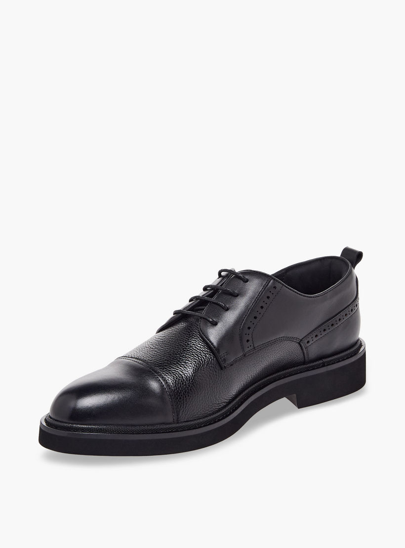 حذاء ديربي جلد برباط إغلاق من دوتشيني-men-shoes-formalshoes-image-4