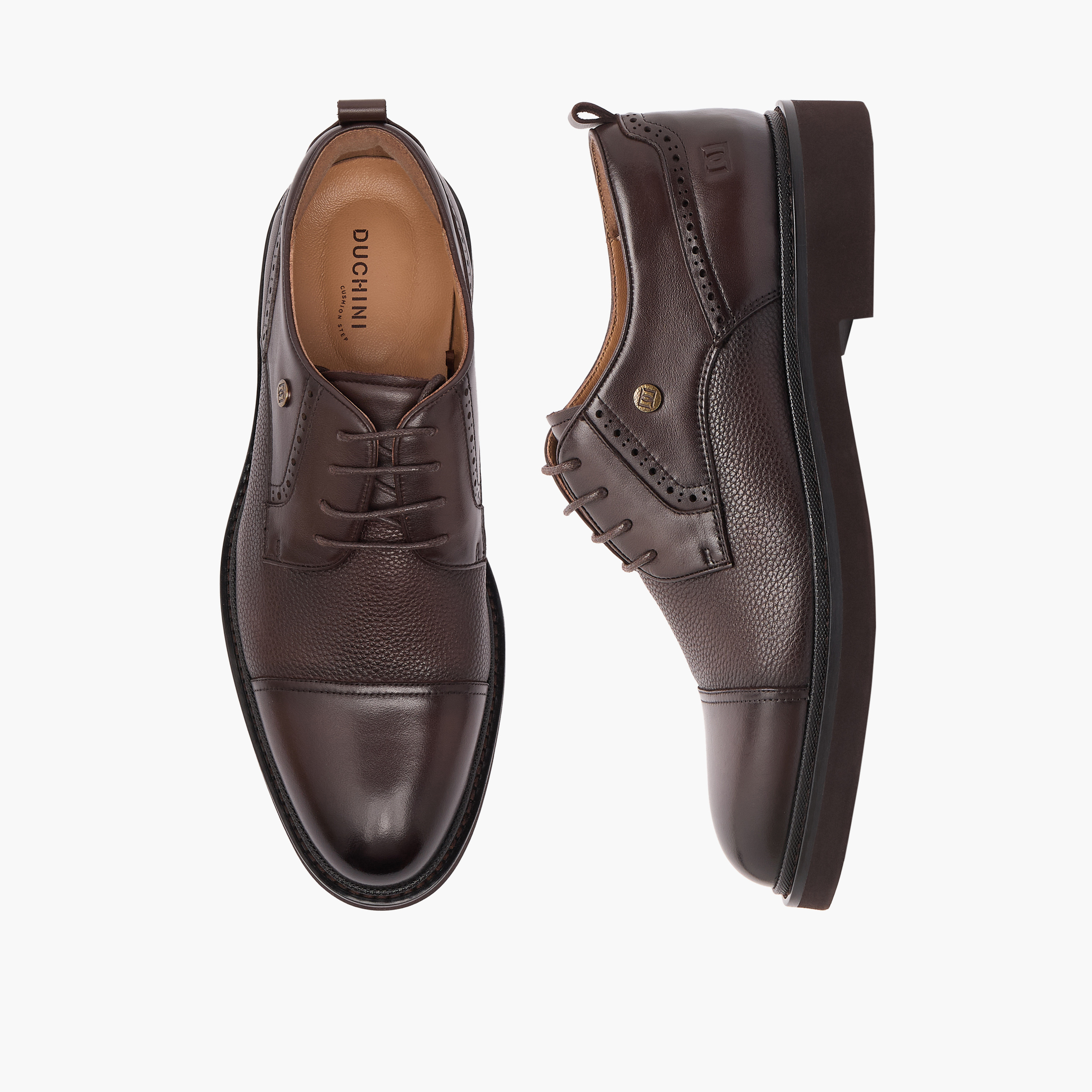 حذاء ديربي جلد برباط إغلاق من دوتشيني-men-shoes-formalshoes-image-1