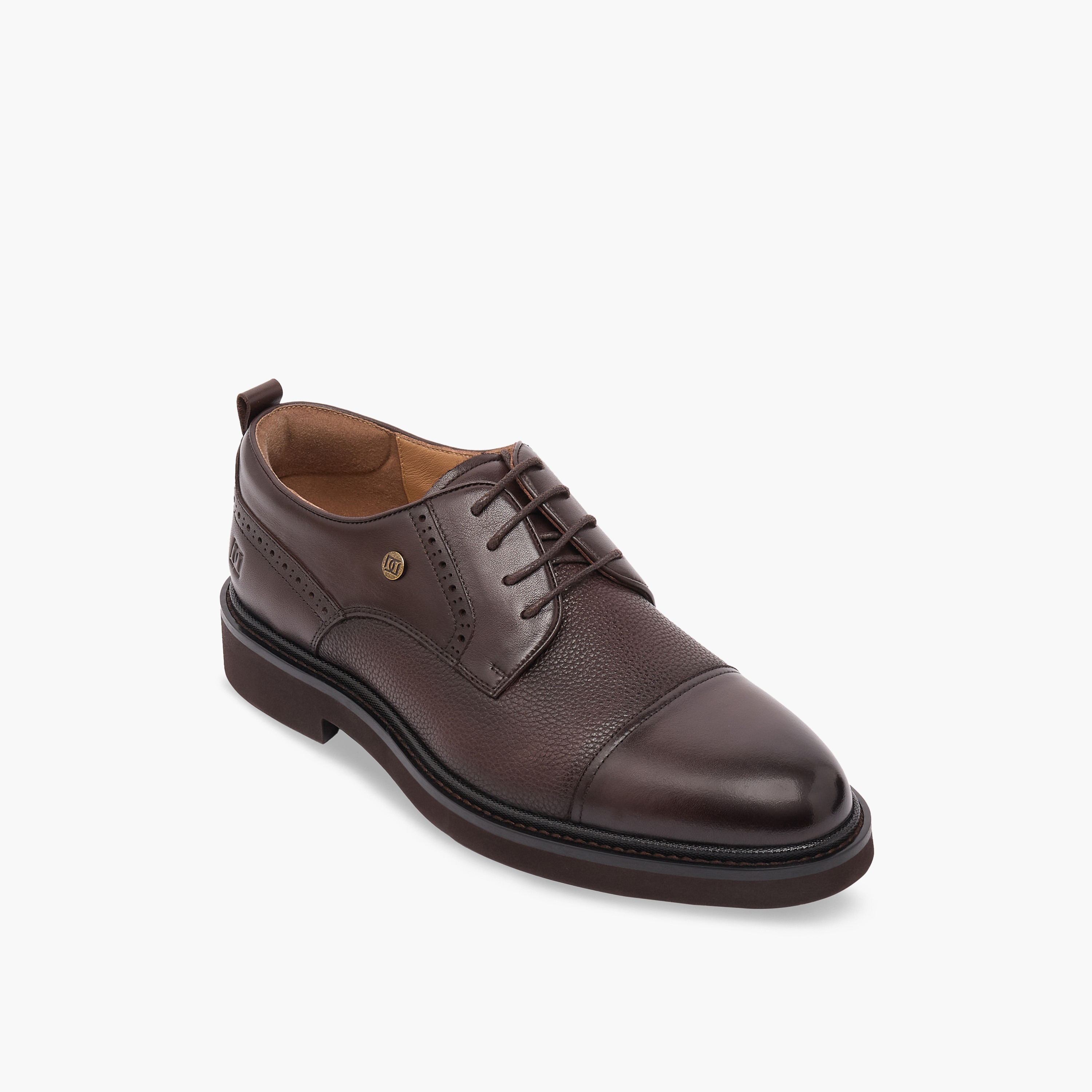 حذاء ديربي جلد برباط إغلاق من دوتشيني-men-shoes-formalshoes-image-2