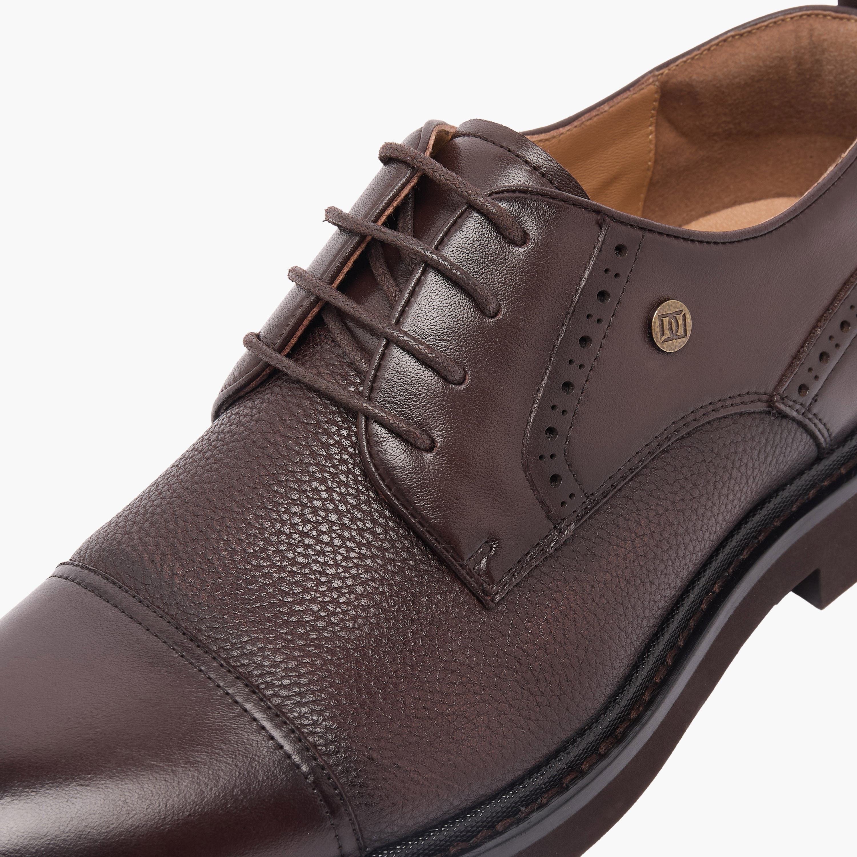 حذاء ديربي جلد برباط إغلاق من دوتشيني-men-shoes-formalshoes-image-4