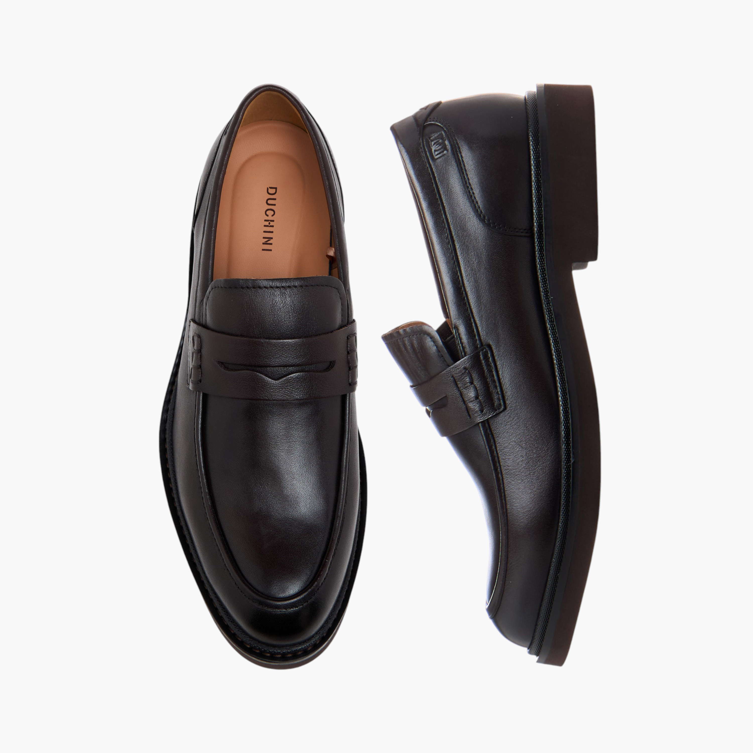 حذاء خفيف جلد سهل الارتداء بتفاصيل مفرّغة للرجال من دوتشيني-men-shoes-formalshoes-image-1