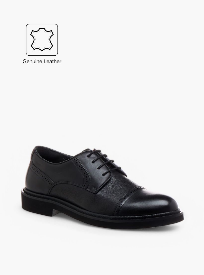 حذاء ديرسبي برباط من الجلد الطبيعي للرجال من دوتشيني-men-shoes-formalshoes-image-2