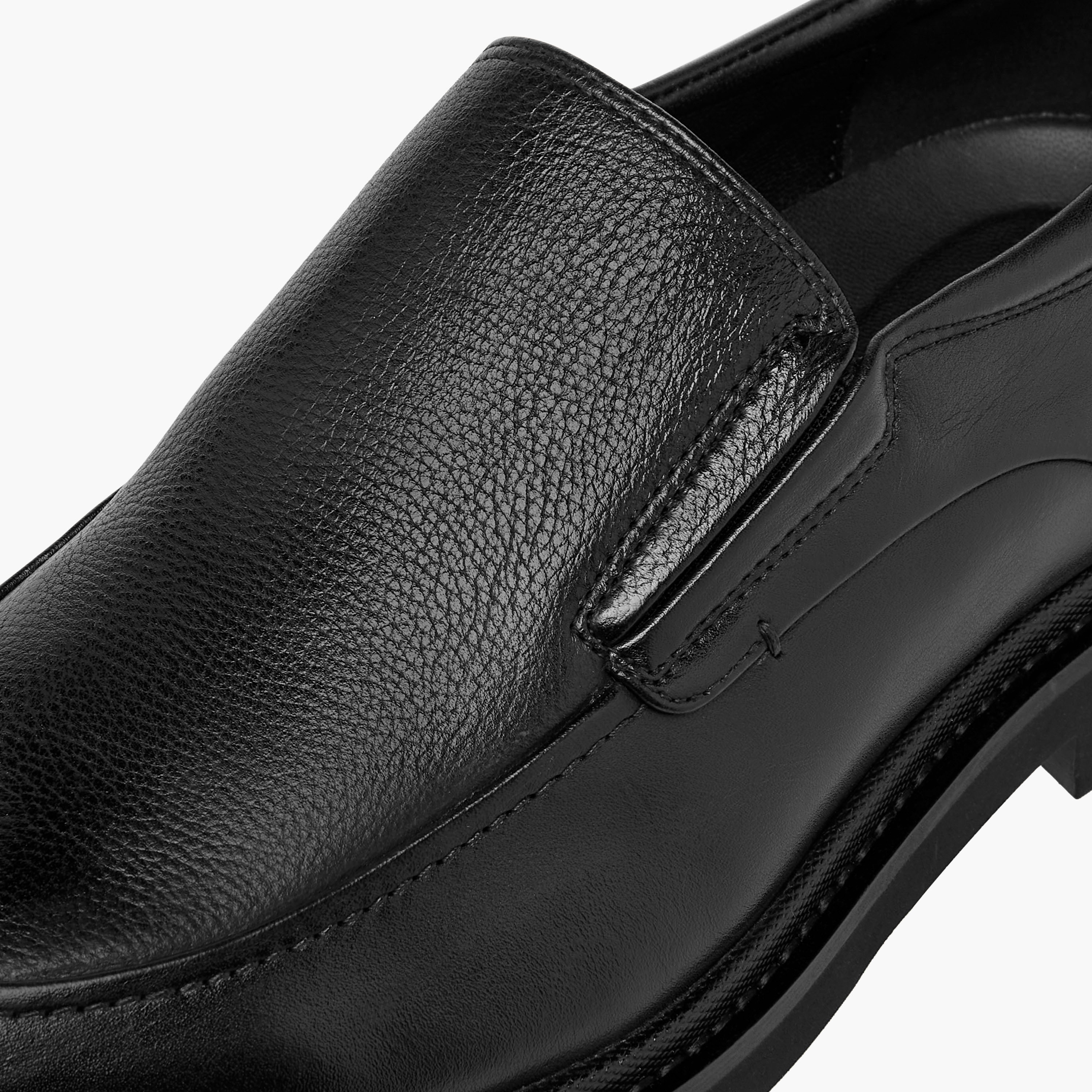 Duchini Men's Leather Solid Slip-On Loafers-men-shoes-loafersandmoccasins-image-4