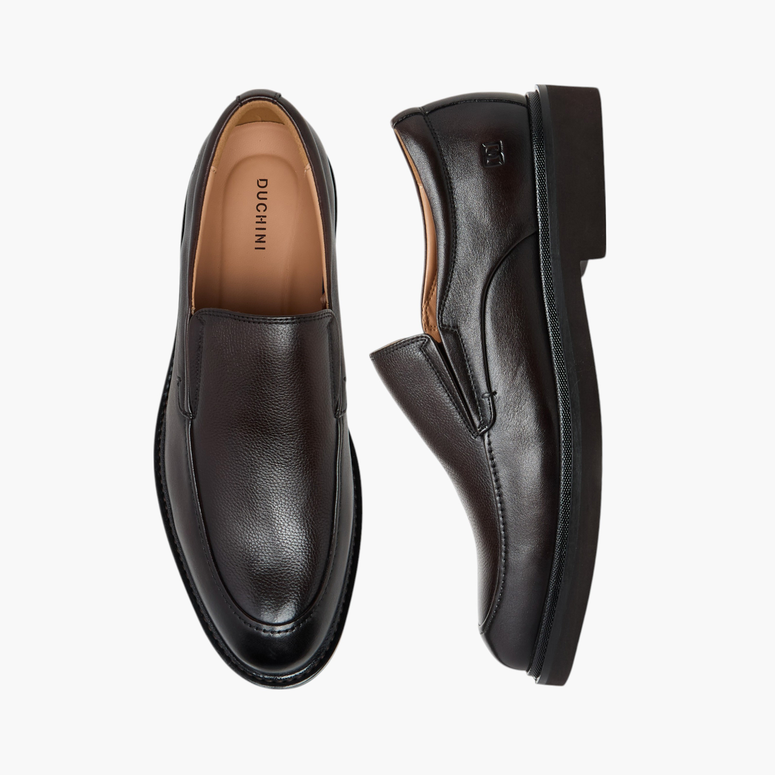 حذاء خفيف جلد سادة سهل الارتداء للرجال من دوتشيني-men-shoes-formalshoes-image-1