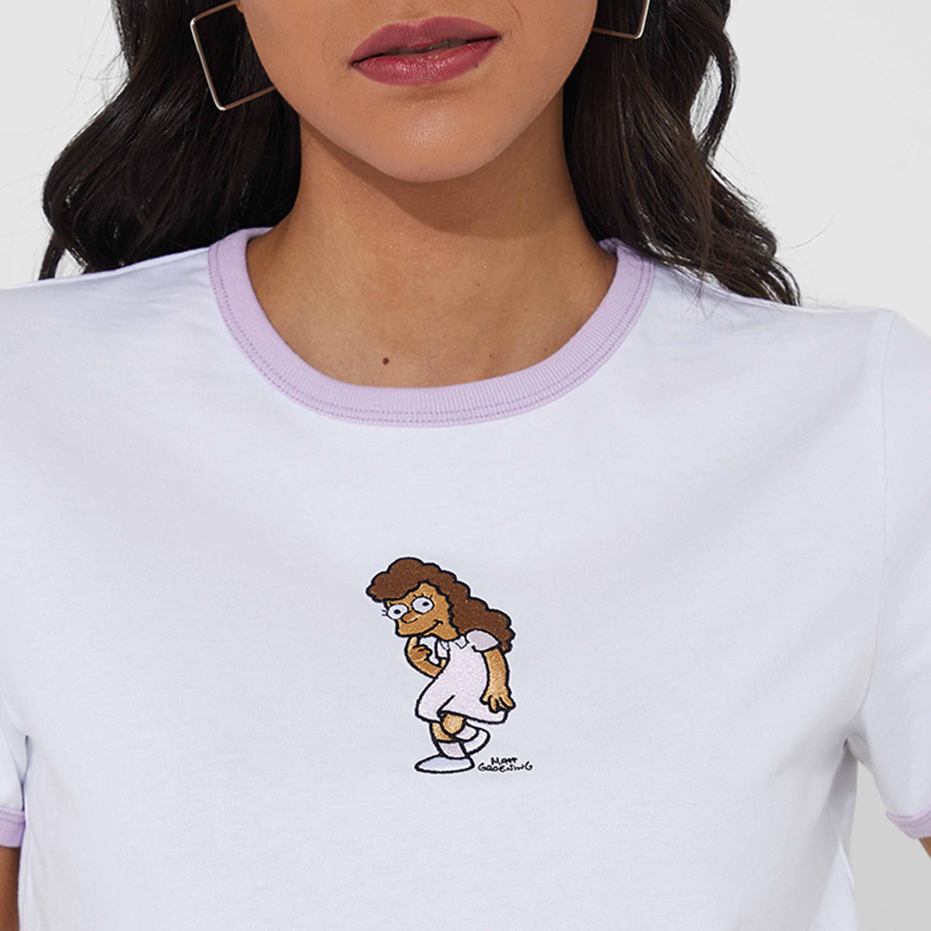Levi's Embroidered Round Neck Short Sleeves Women's T-Shirt-women-clothing-tshirts-image-3
