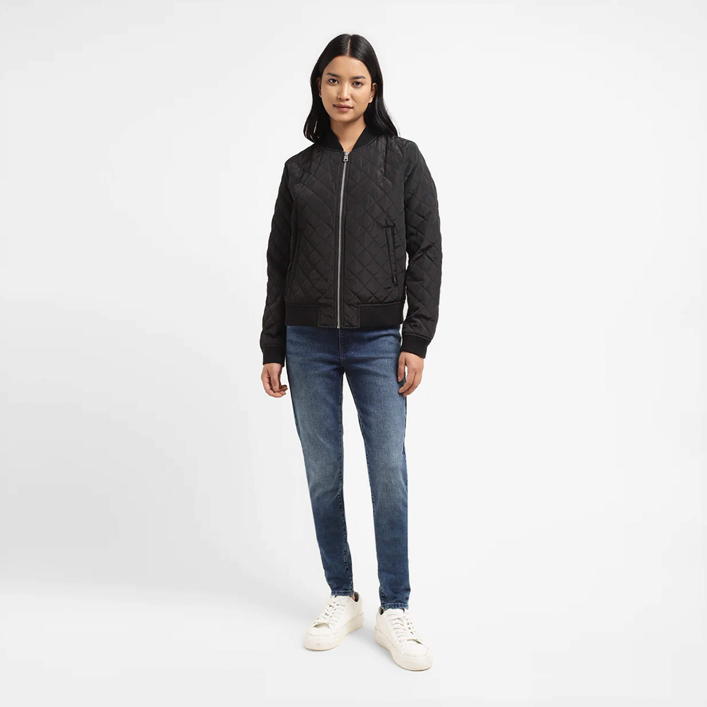 ليفايز- جاكيت بياقة محاكة وأكمام طويلة-women-clothing-sportswearandactivewear-coatsandjackets-jackets-image-6