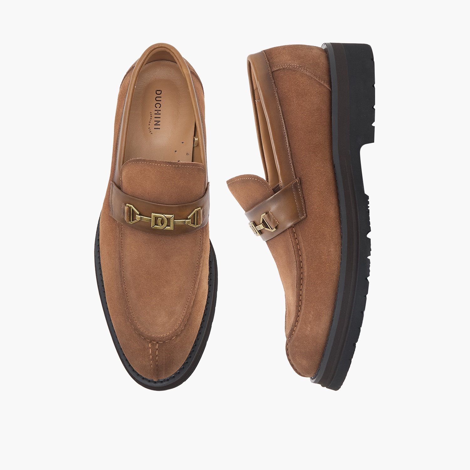 Duchini Men Slip-On Leather Loafers-men-shoes-loafersandmoccasins-image-1