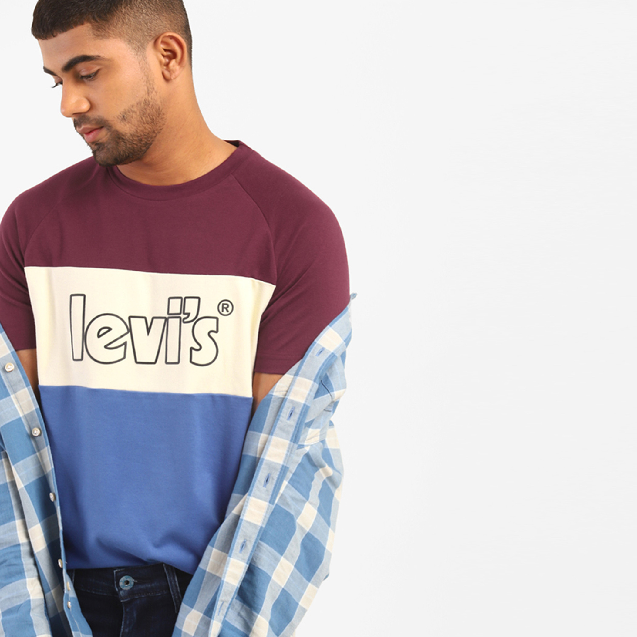 Levi's Men Multicolour Colour Blocking Crew Neck Short Sleeves T-Shirt-men-clothing-tshirtsandpolos-tshirts-image-4