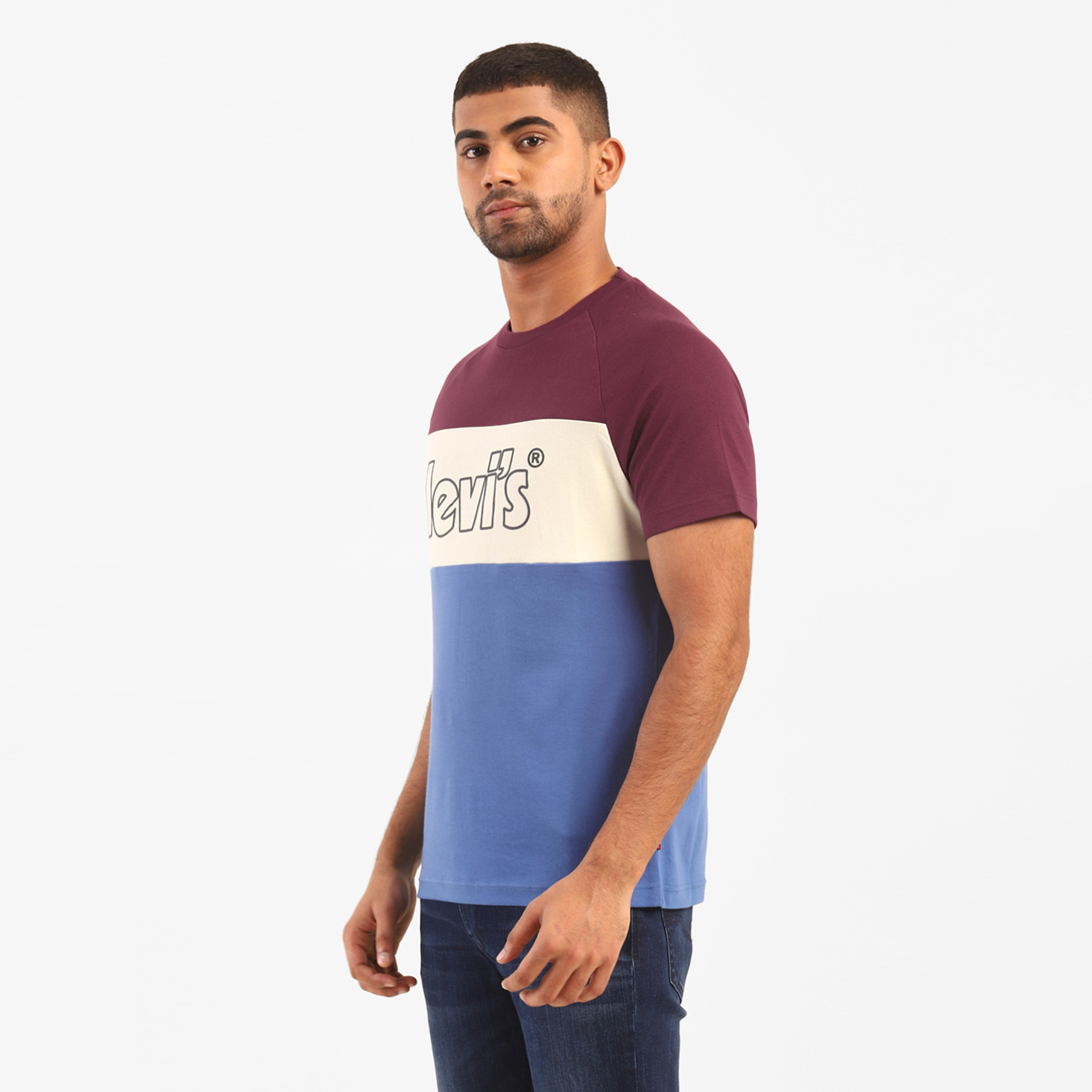Levi's Men Multicolour Colour Blocking Crew Neck Short Sleeves T-Shirt-men-clothing-tshirtsandpolos-tshirts-image-5