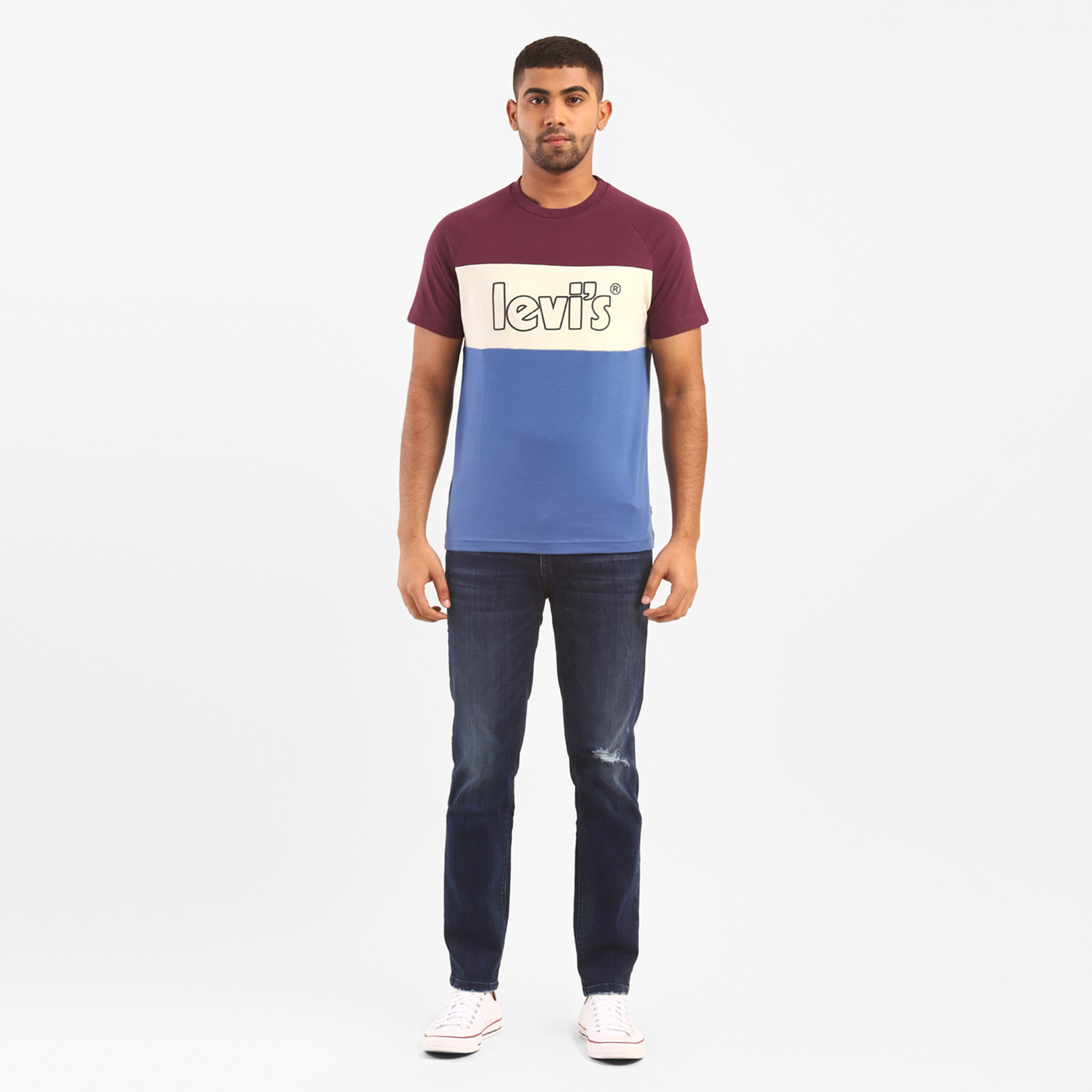 Levi's Men Multicolour Colour Blocking Crew Neck Short Sleeves T-Shirt-men-clothing-tshirtsandpolos-tshirts-image-6