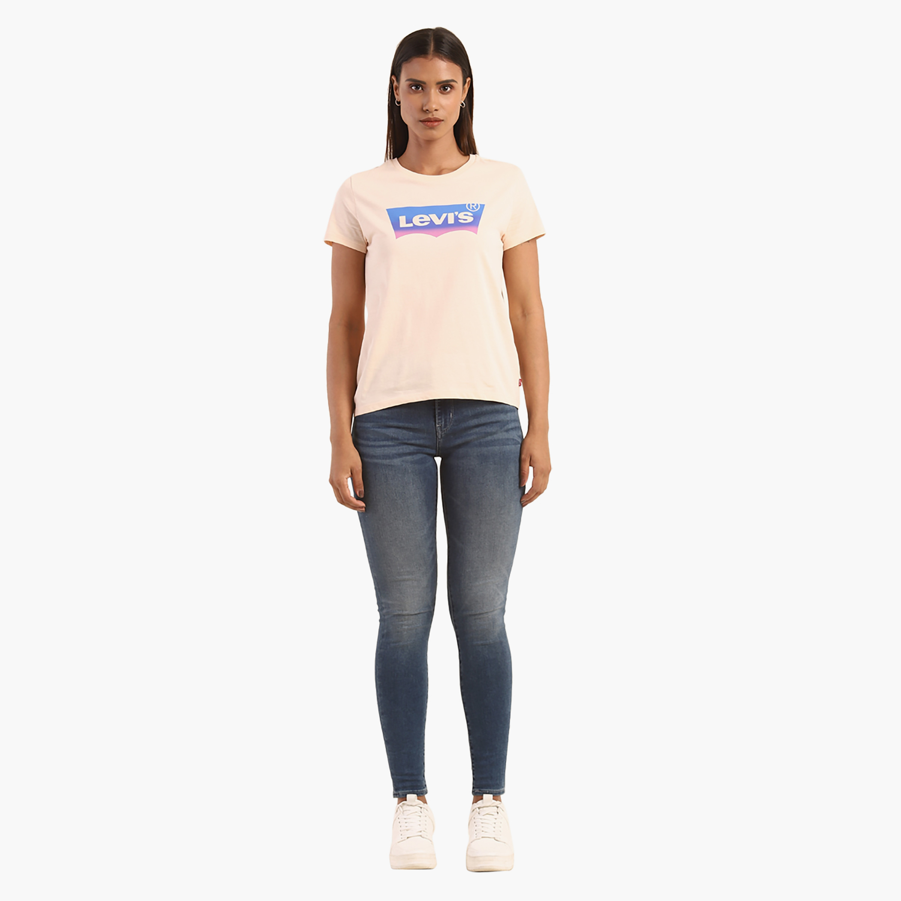 Levi's 710 Skinny Fit Blue 5 Pockets Women's Jeans-women-clothing-bottoms-jeans-image-2