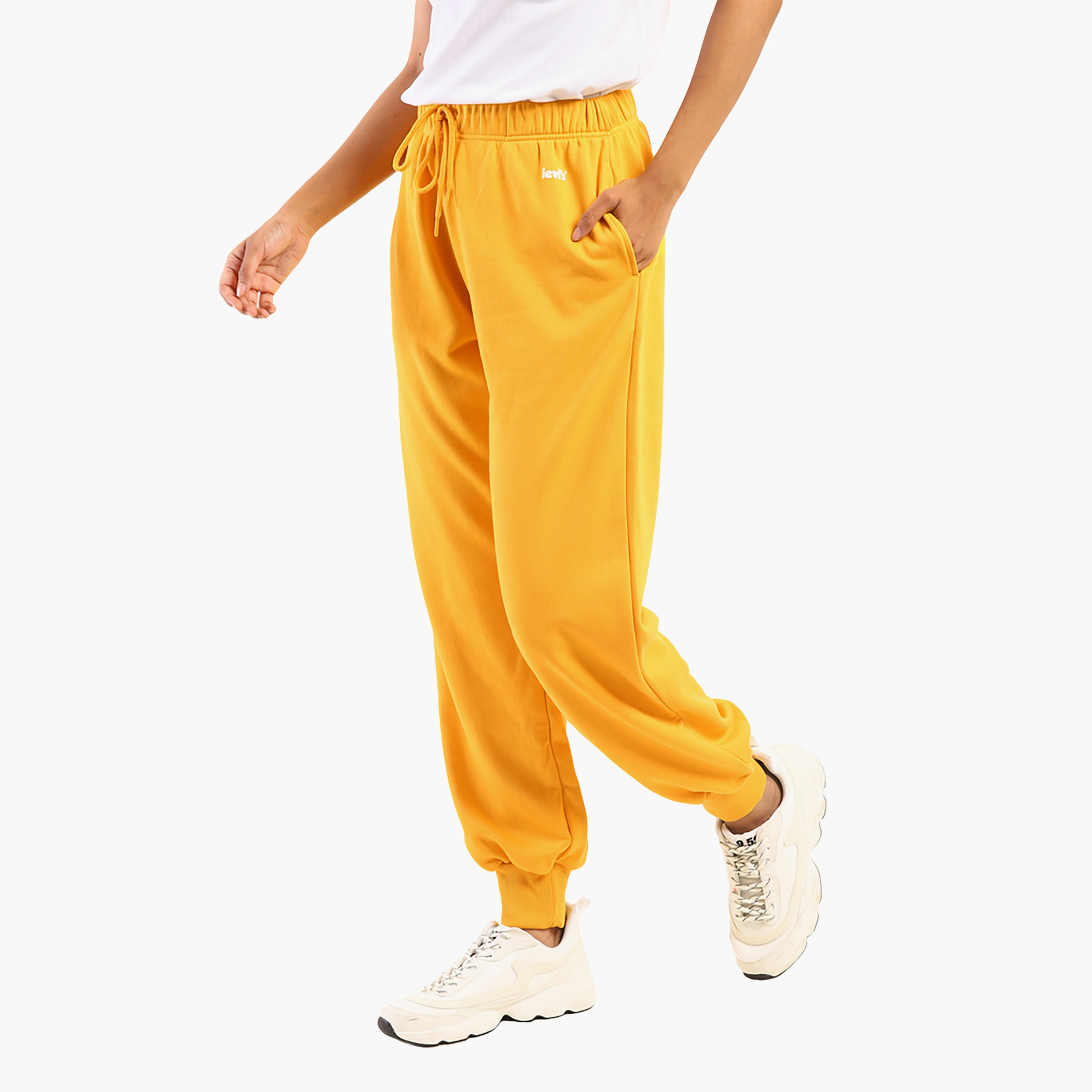 Levi's Plain High-Rise Drawstring Women's Jogger-women-clothing-bottoms-joggers-image-3