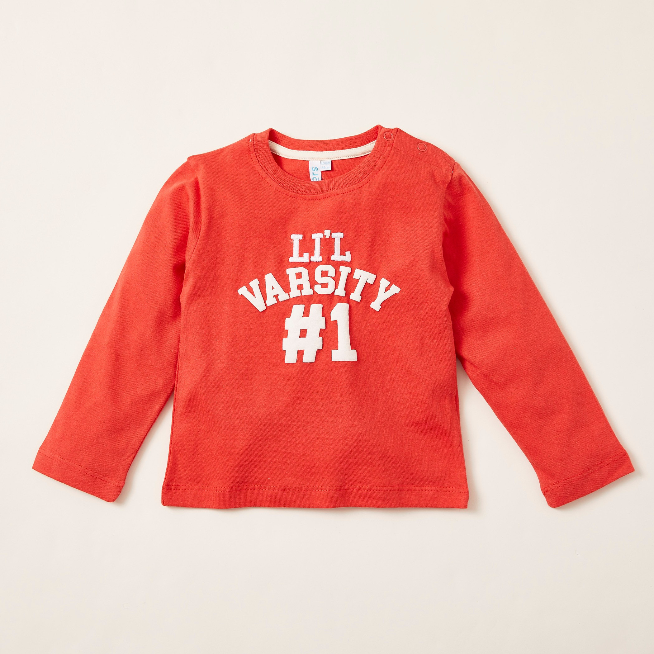Juniors Graphic Print Round Neck T-shirt - Set of 3-baby-boys-clothing-tshirtsandpolos-image-2