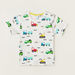 Juniors Graphic Print T-shirt with Round Neck and Short Sleeves-T Shirts-thumbnail-0