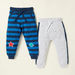 Juniors Printed Pants with Drawstring Closure - Set of 2-Pants-thumbnail-0