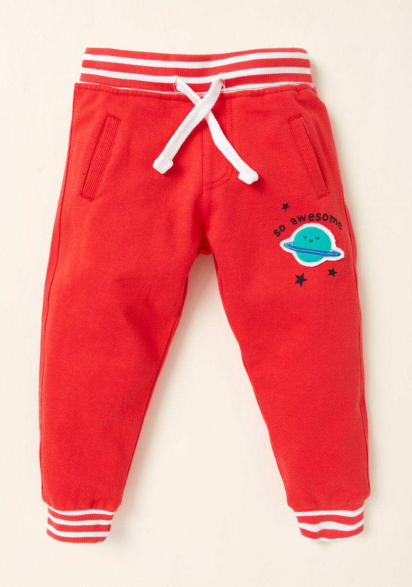 Juniors Printed Pants with Drawstring Closure - Set of 2-Pants-image-2