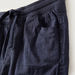 Juniors Solid Woven Pants with Drawstring Closure-Pants-thumbnail-2